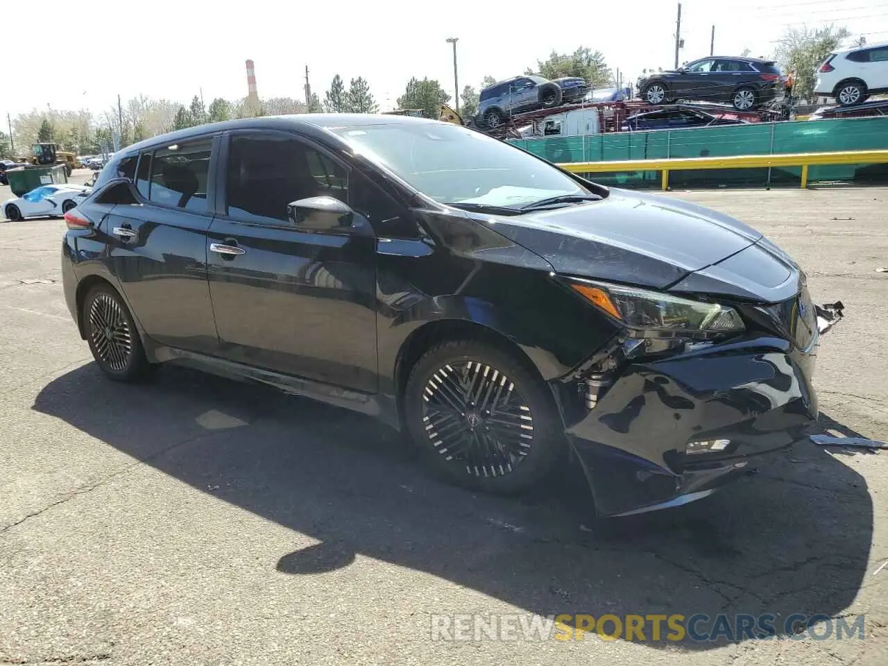 4 Photograph of a damaged car 1N4CZ1CV0SC566585 NISSAN LEAF 2025