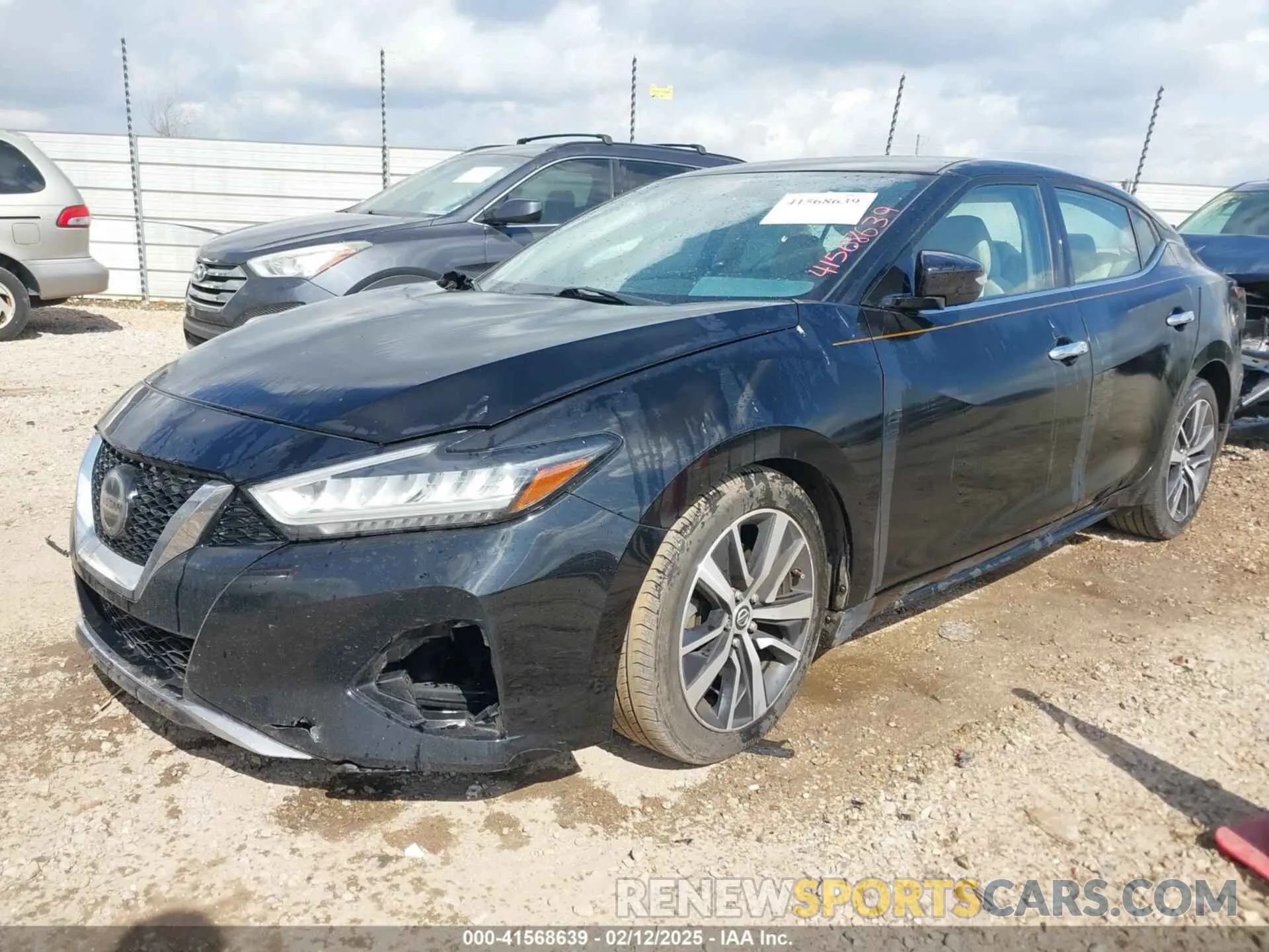 2 Photograph of a damaged car 1N4AA6AV0KC361850 NISSAN MAXIMA 2019
