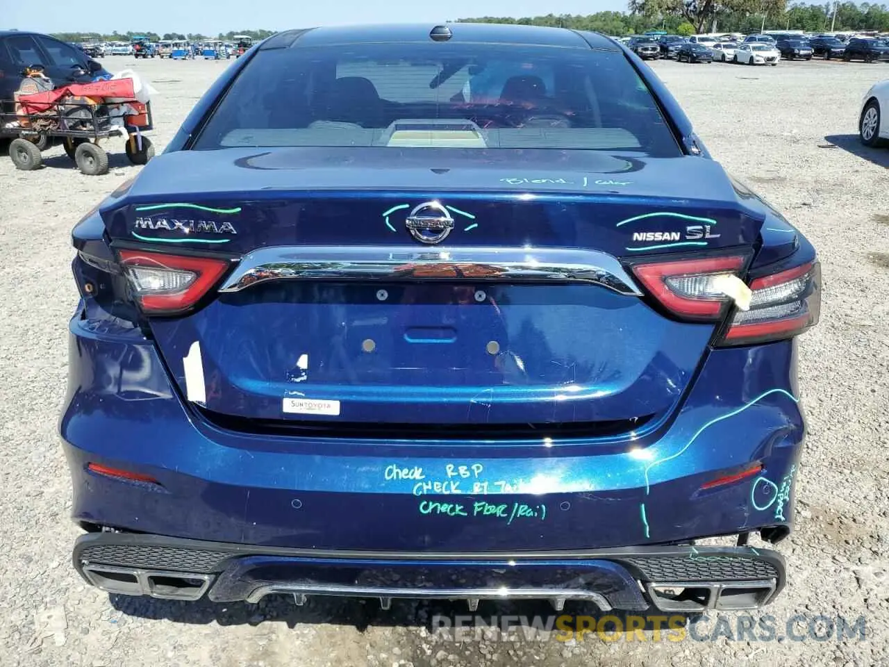 6 Photograph of a damaged car 1N4AA6AV0KC373397 NISSAN MAXIMA 2019