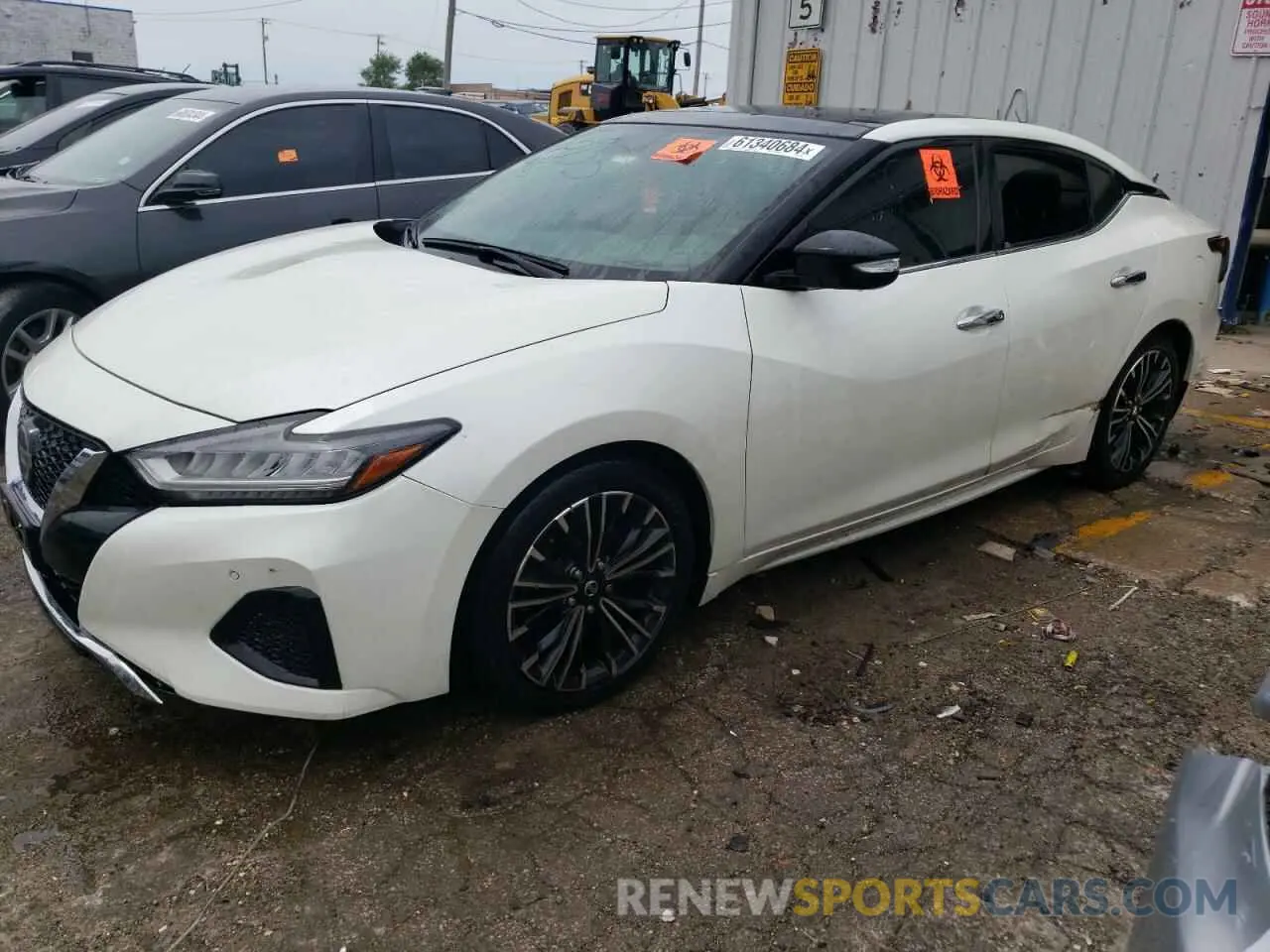 1 Photograph of a damaged car 1N4AA6AV1KC366409 NISSAN MAXIMA 2019