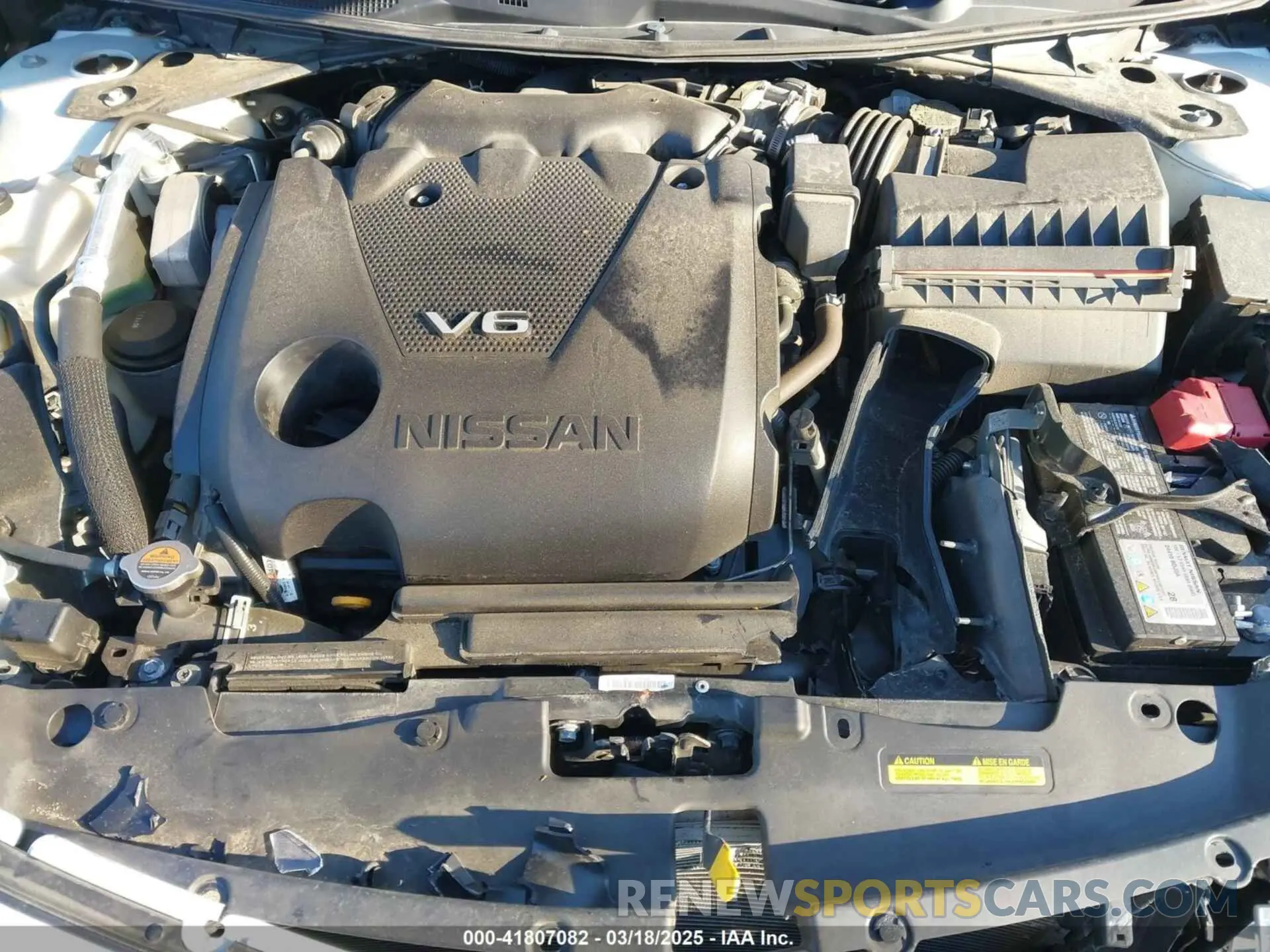 10 Photograph of a damaged car 1N4AA6AV1KC375062 NISSAN MAXIMA 2019