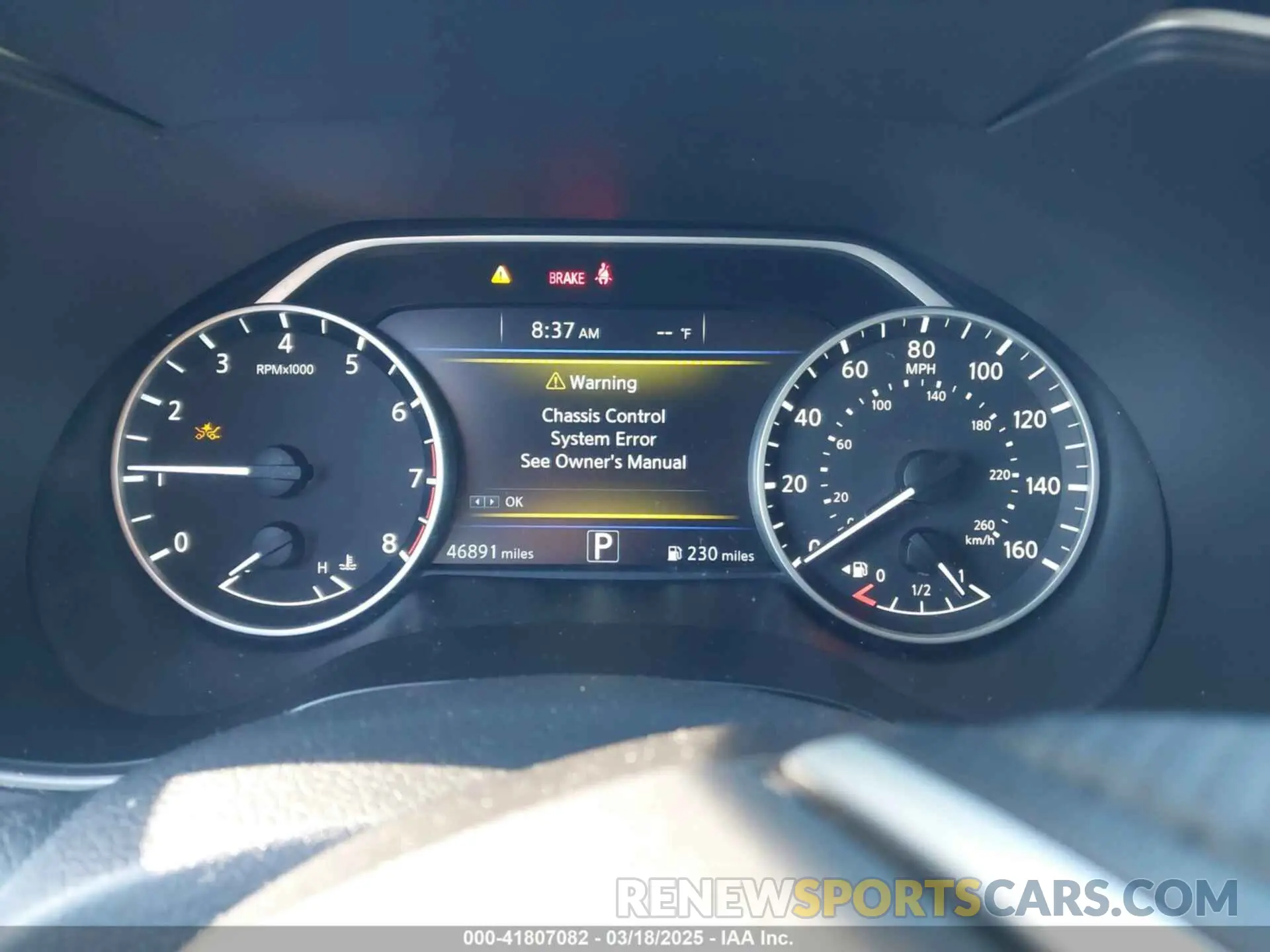 7 Photograph of a damaged car 1N4AA6AV1KC375062 NISSAN MAXIMA 2019
