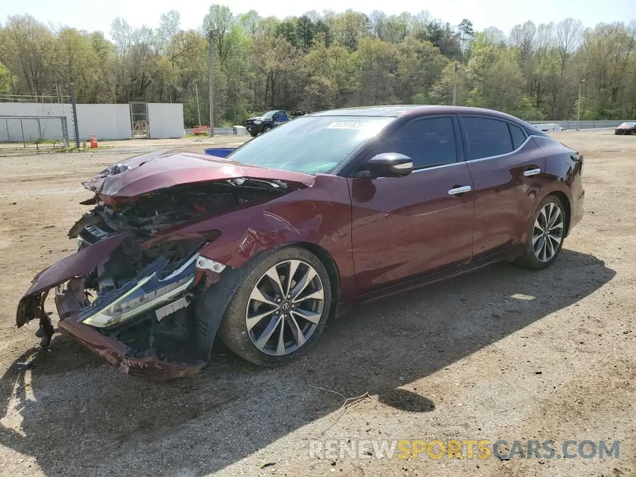 1 Photograph of a damaged car 1N4AA6AV2KC375846 NISSAN MAXIMA 2019