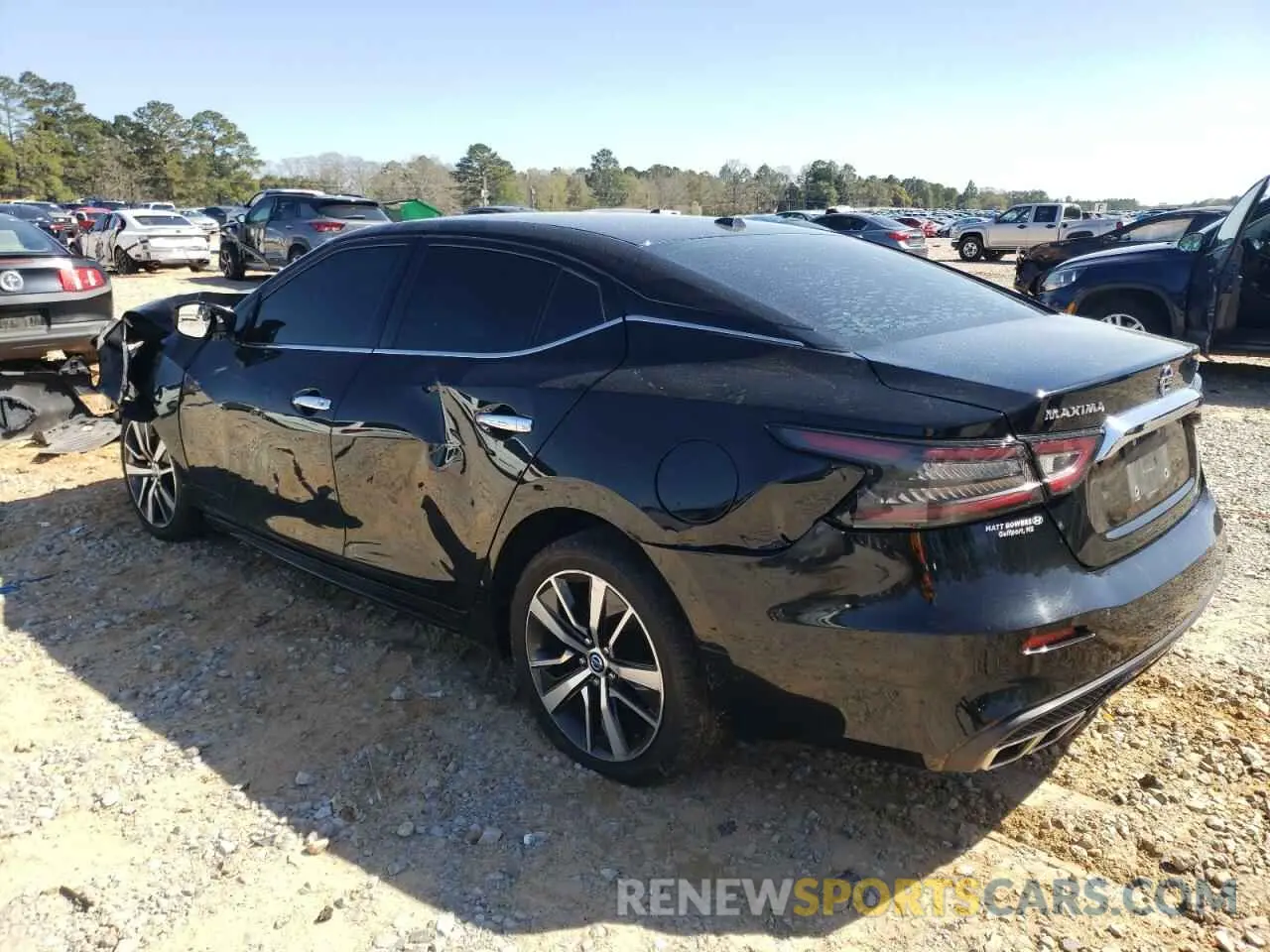 2 Photograph of a damaged car 1N4AA6AV3KC369215 NISSAN MAXIMA 2019