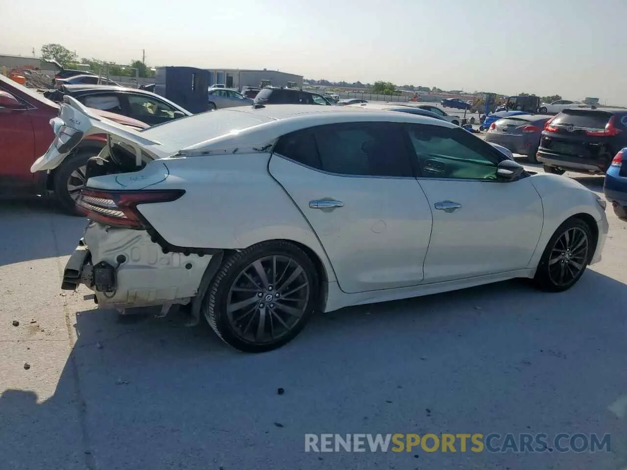 3 Photograph of a damaged car 1N4AA6AV4KC375072 NISSAN MAXIMA 2019