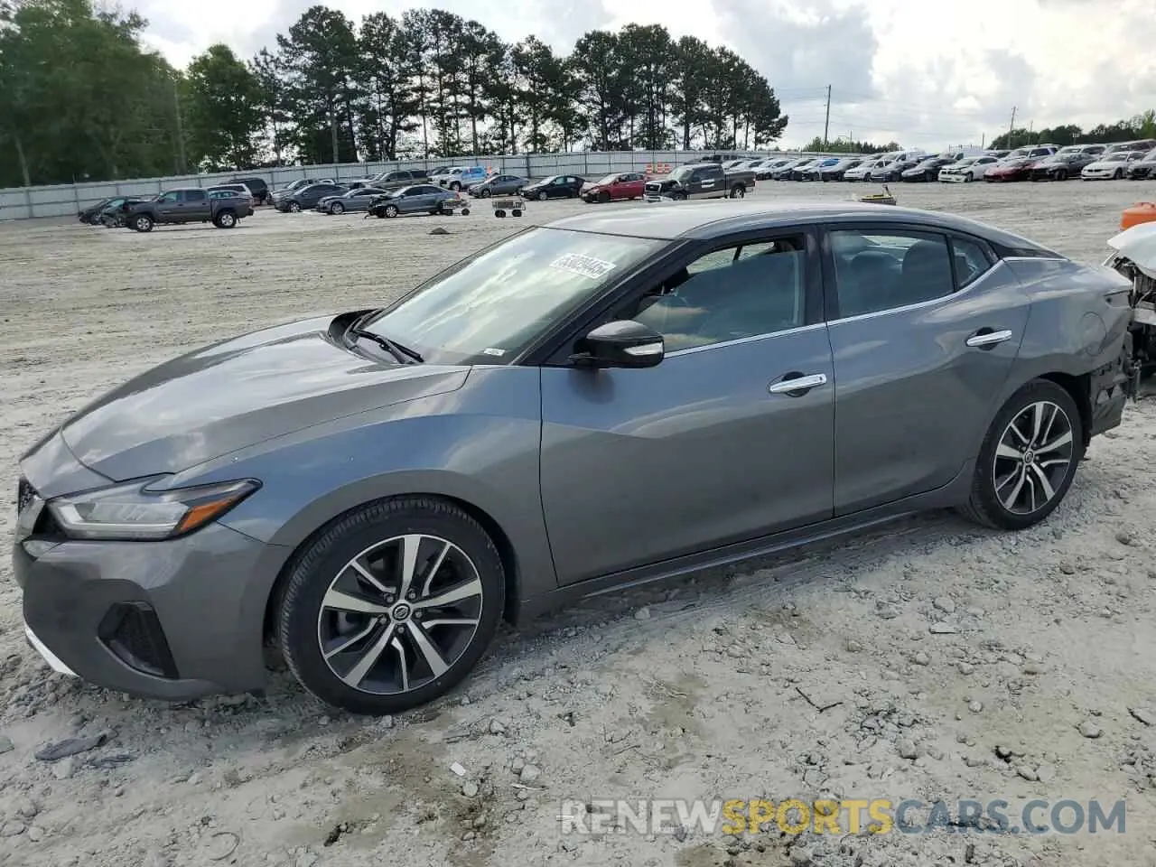 1 Photograph of a damaged car 1N4AA6AV5KC371533 NISSAN MAXIMA 2019