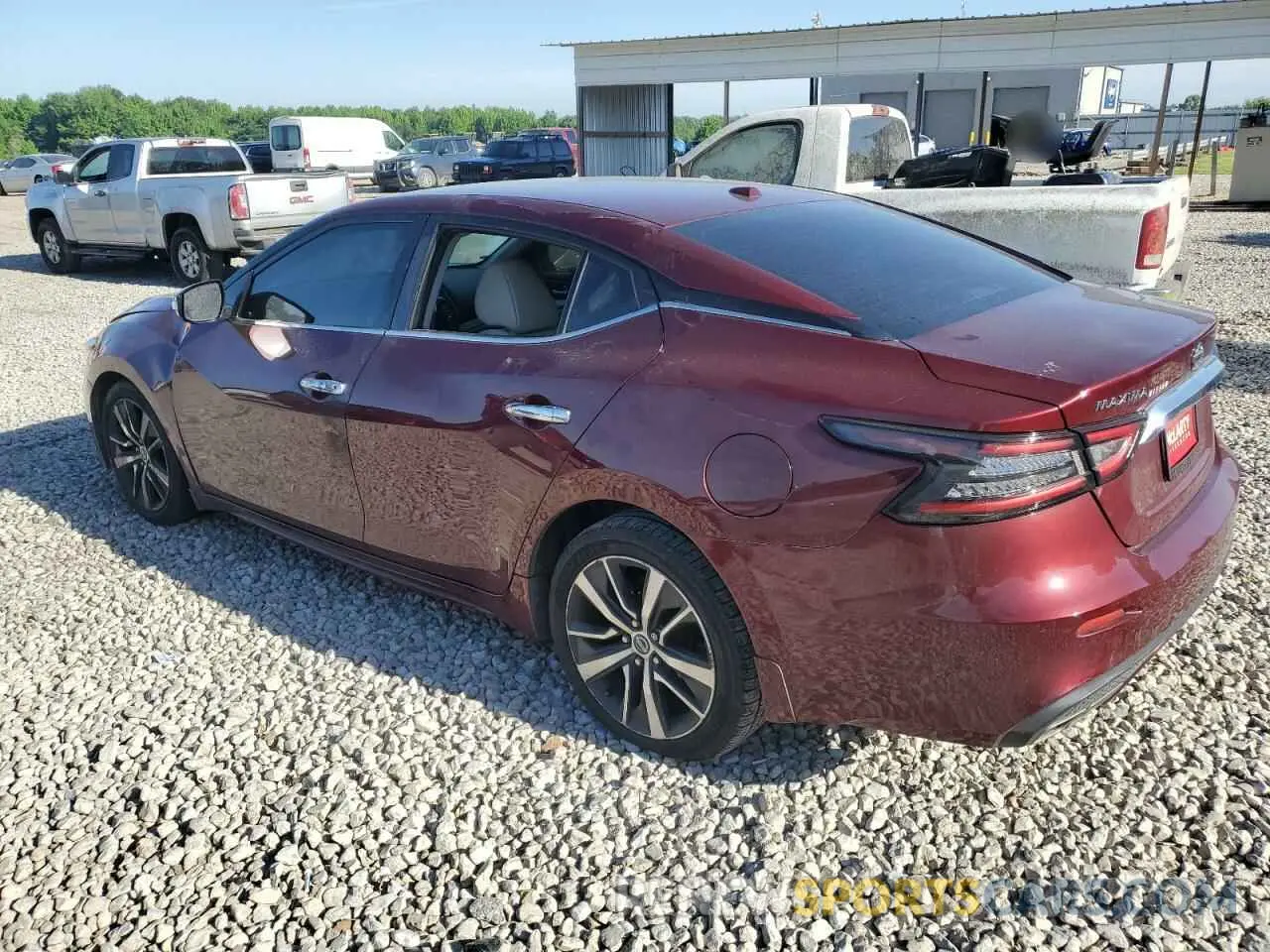 2 Photograph of a damaged car 1N4AA6AV5KC373640 NISSAN MAXIMA 2019