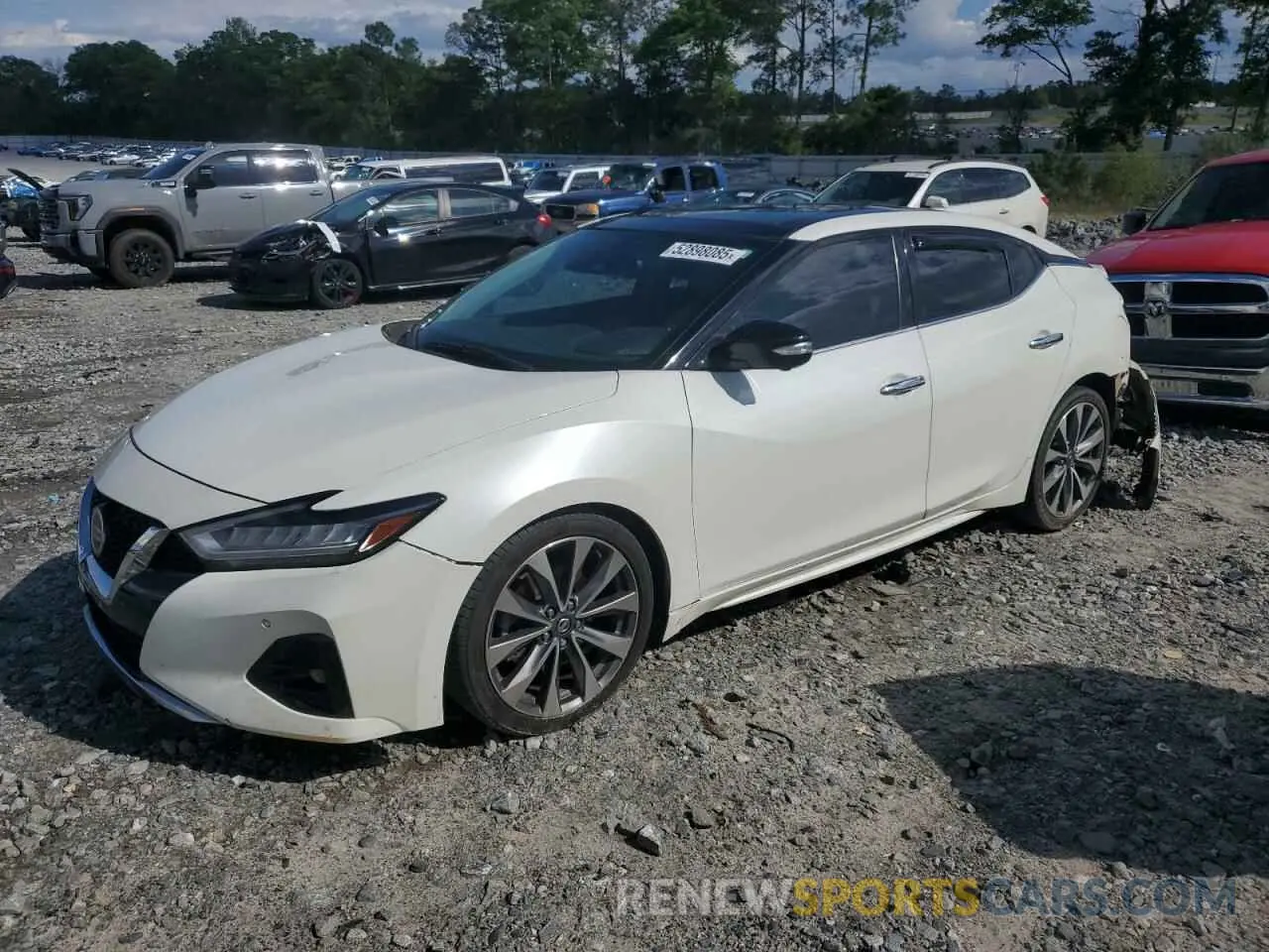 1 Photograph of a damaged car 1N4AA6AV5KC375016 NISSAN MAXIMA 2019