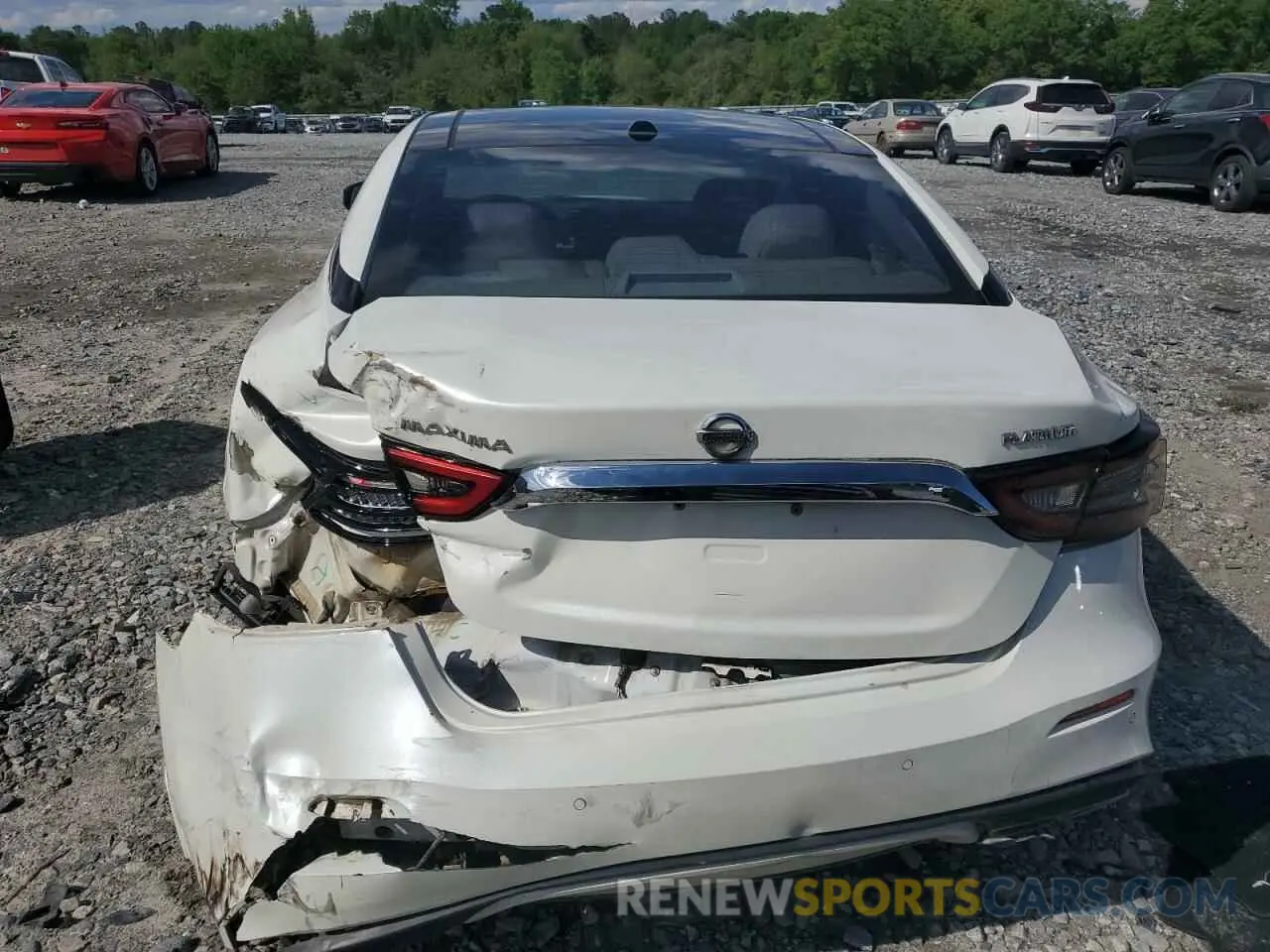 6 Photograph of a damaged car 1N4AA6AV5KC375016 NISSAN MAXIMA 2019