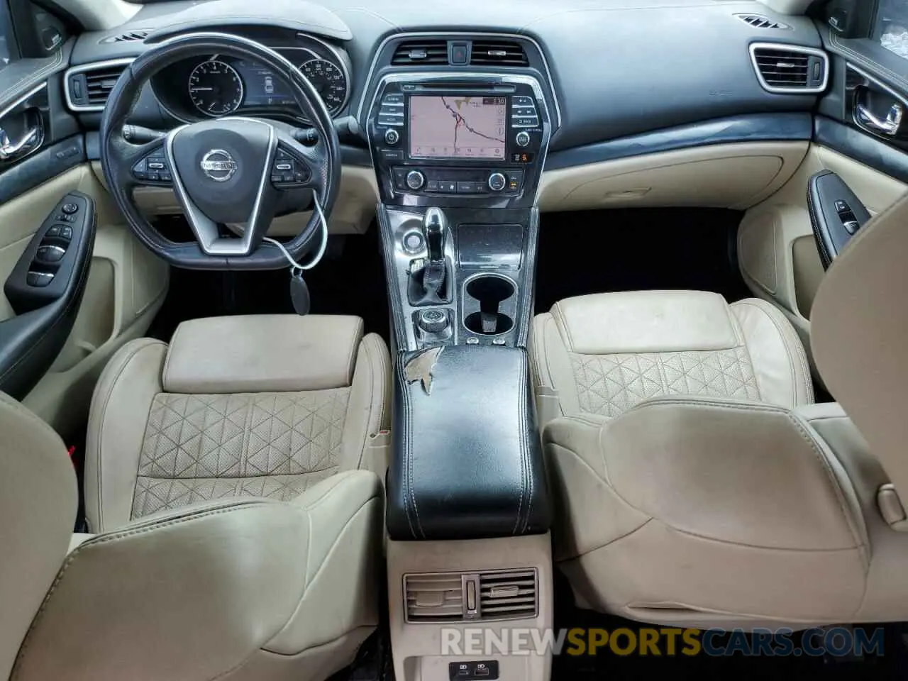 8 Photograph of a damaged car 1N4AA6AV5KC375016 NISSAN MAXIMA 2019