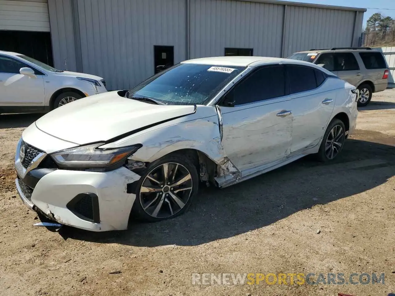 1 Photograph of a damaged car 1N4AA6AV6KC378412 NISSAN MAXIMA 2019