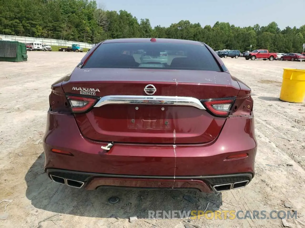 6 Photograph of a damaged car 1N4AA6AV6KC382590 NISSAN MAXIMA 2019
