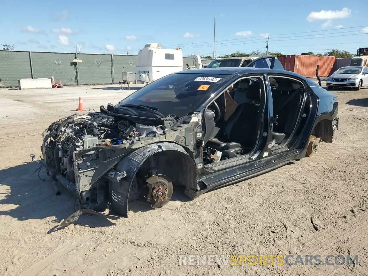 1 Photograph of a damaged car 1N4AA6AV8KC373308 NISSAN MAXIMA 2019