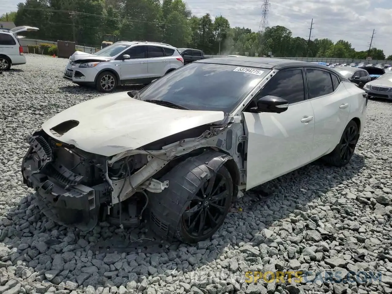 1 Photograph of a damaged car 1N4AA6AV8KC382218 NISSAN MAXIMA 2019