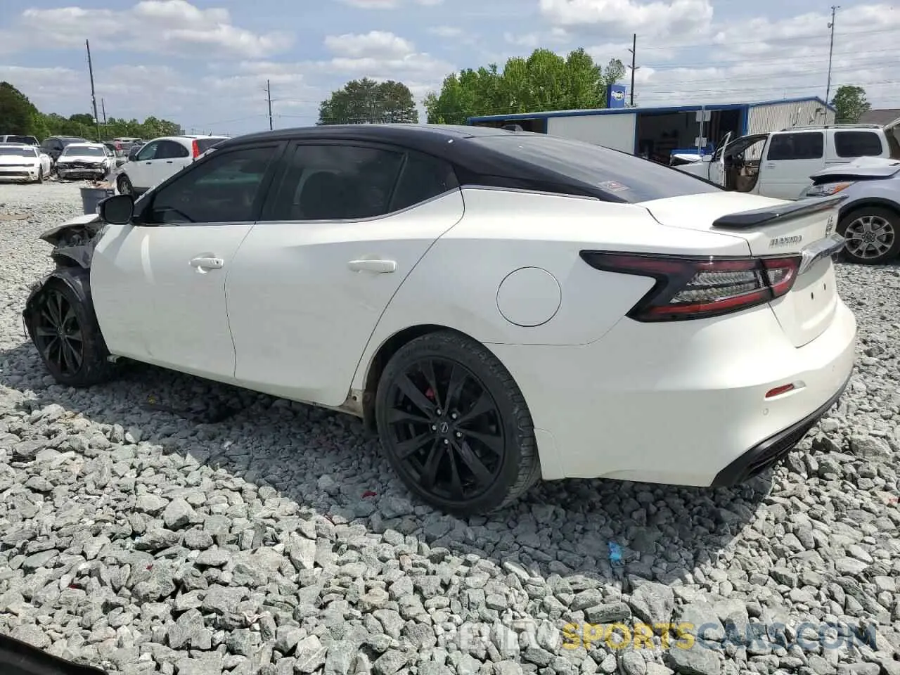2 Photograph of a damaged car 1N4AA6AV8KC382218 NISSAN MAXIMA 2019