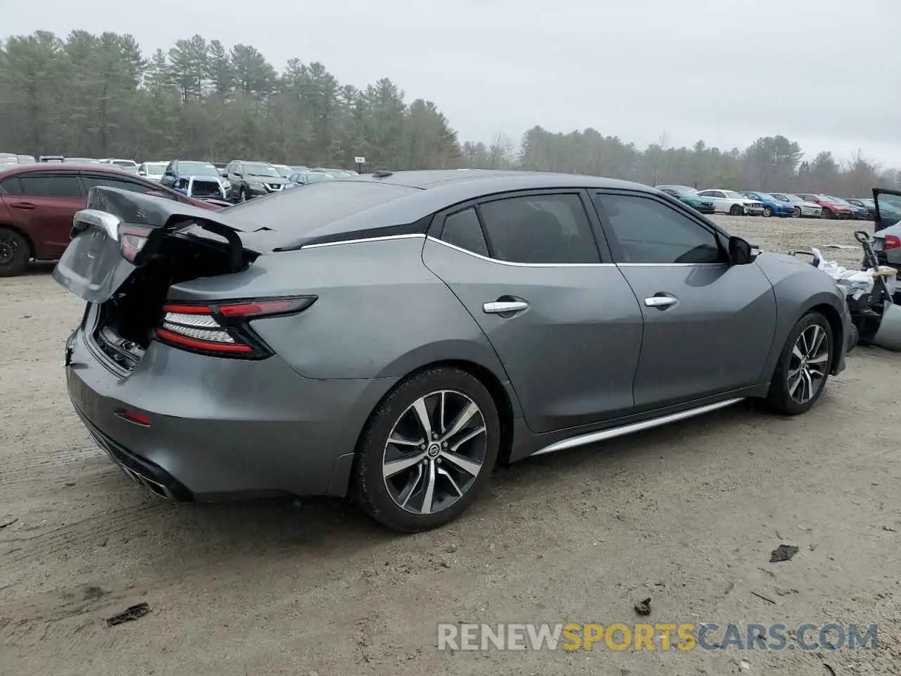 3 Photograph of a damaged car 1N4AA6AV9KC376301 NISSAN MAXIMA 2019