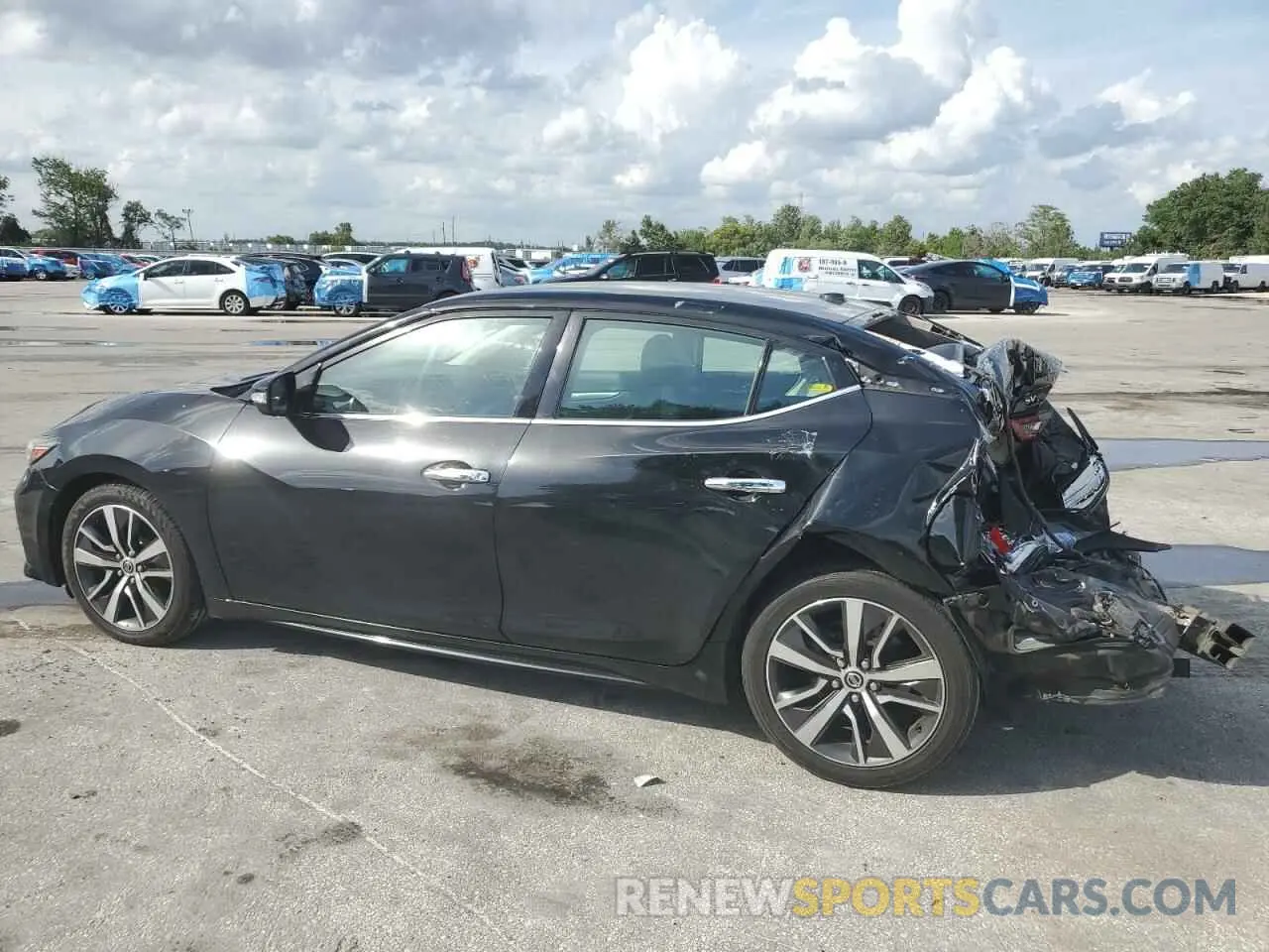 2 Photograph of a damaged car 1N4AA6CV0LC360275 NISSAN MAXIMA 2020