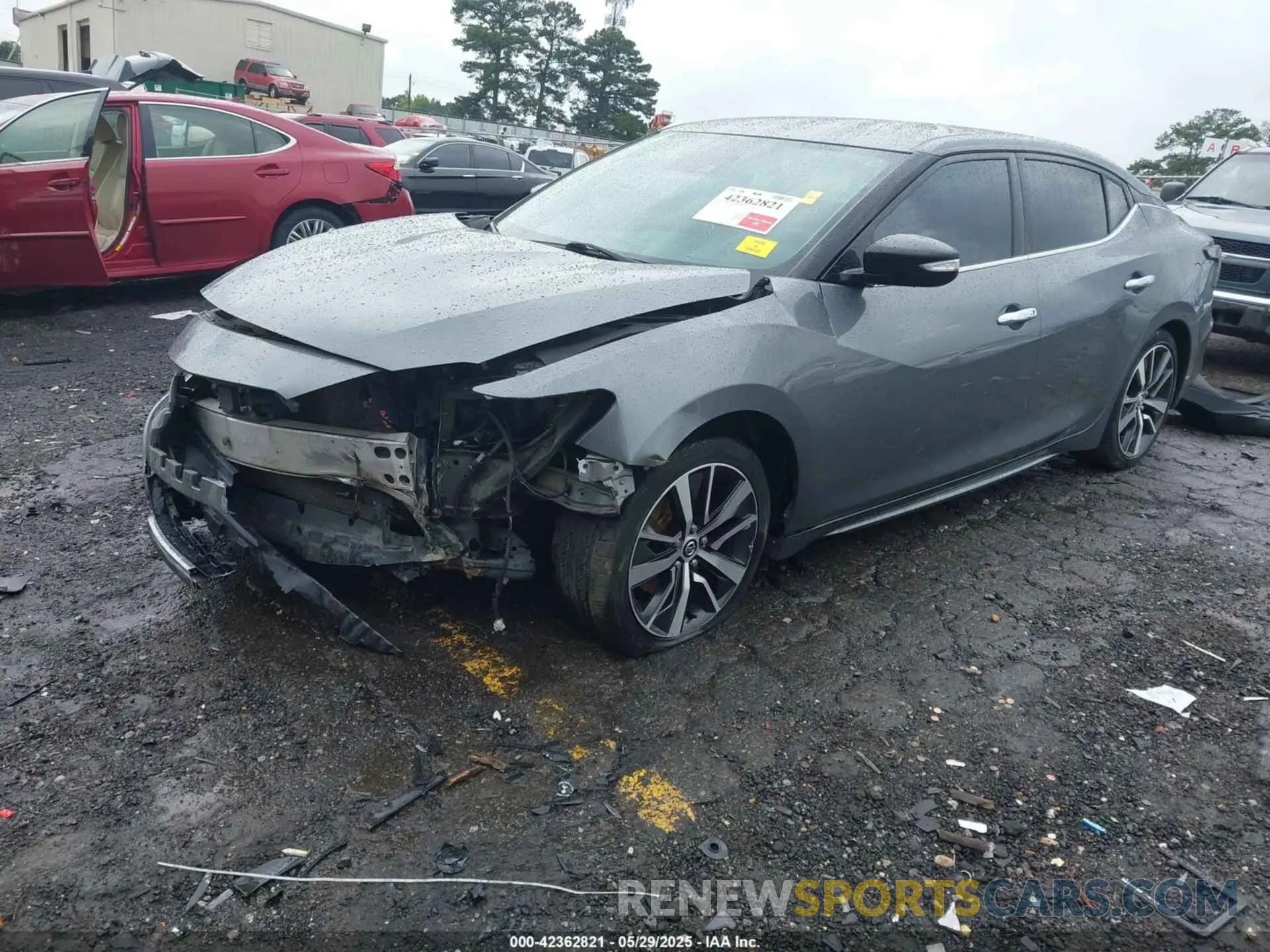 2 Photograph of a damaged car 1N4AA6CV2LC362822 NISSAN MAXIMA 2020