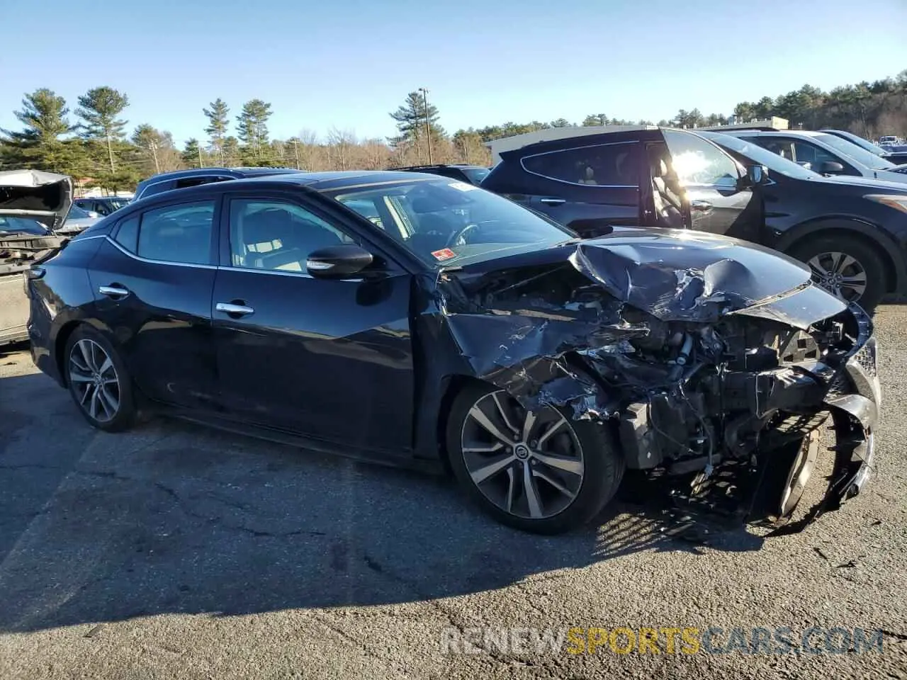 4 Photograph of a damaged car 1N4AA6DV4LC372234 NISSAN MAXIMA 2020