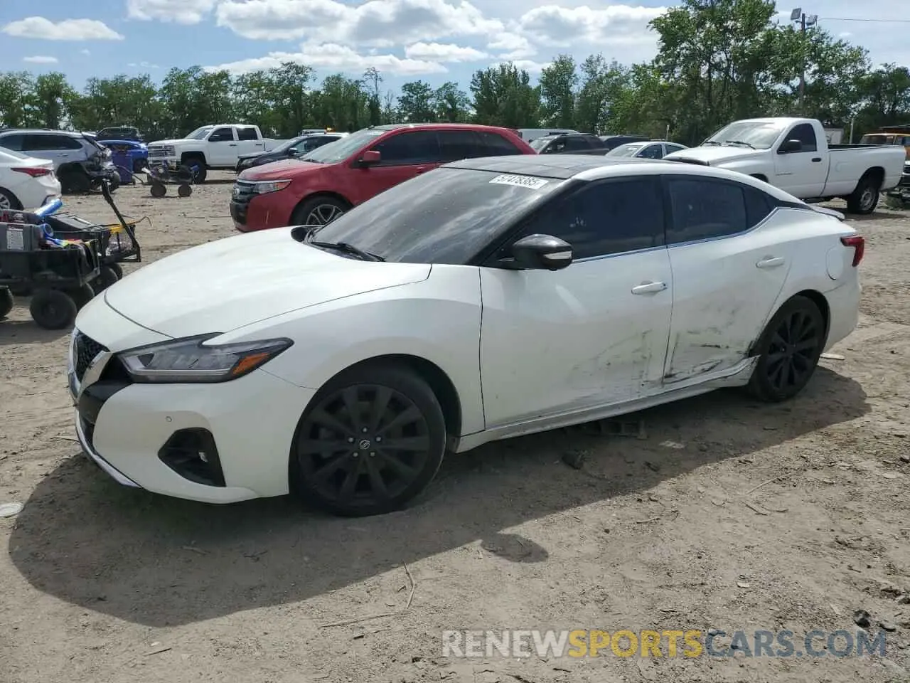 1 Photograph of a damaged car 1N4AA6EV8LC385227 NISSAN MAXIMA 2020