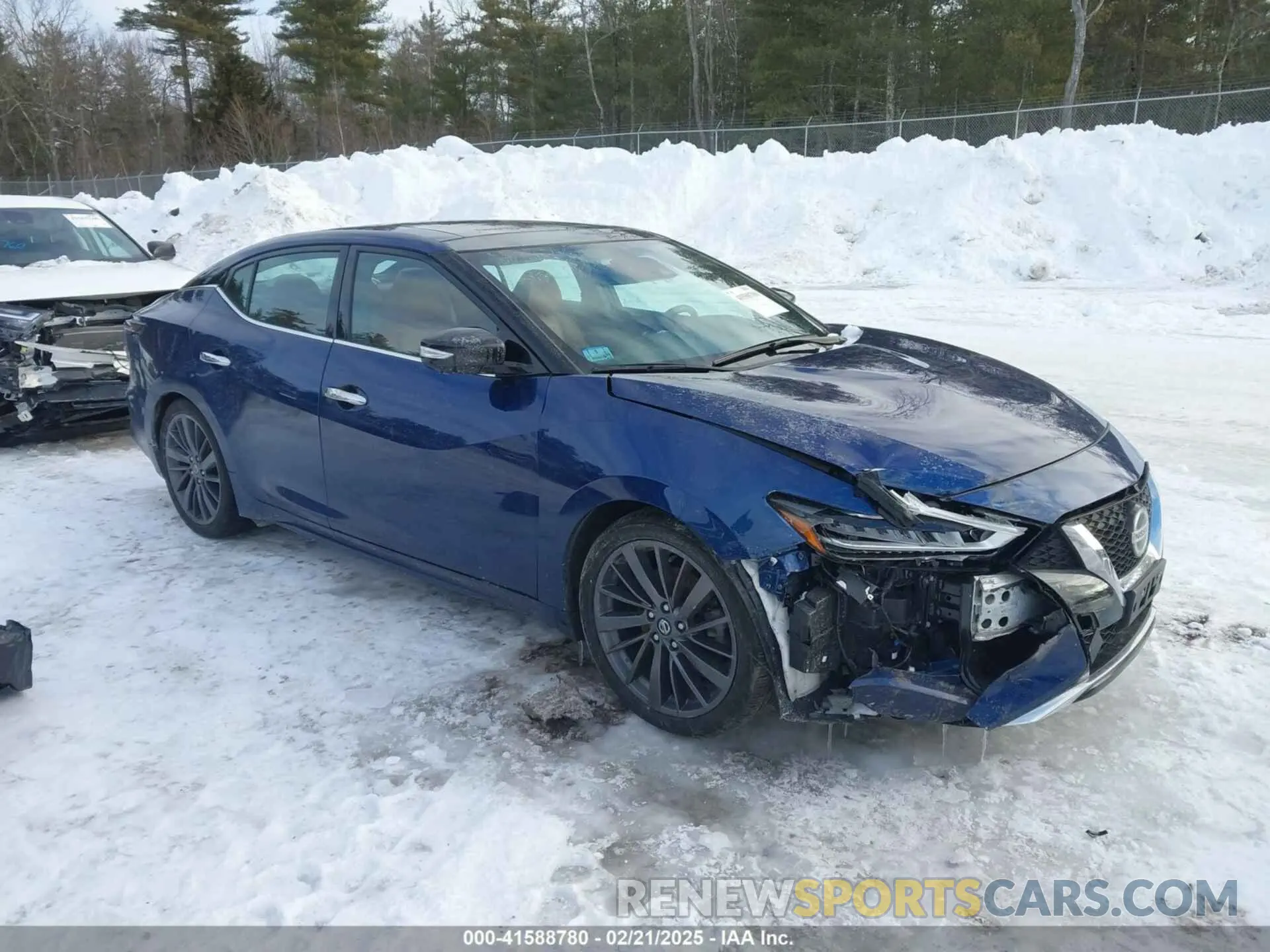 1 Photograph of a damaged car 1N4AA6FVXLC380903 NISSAN MAXIMA 2020