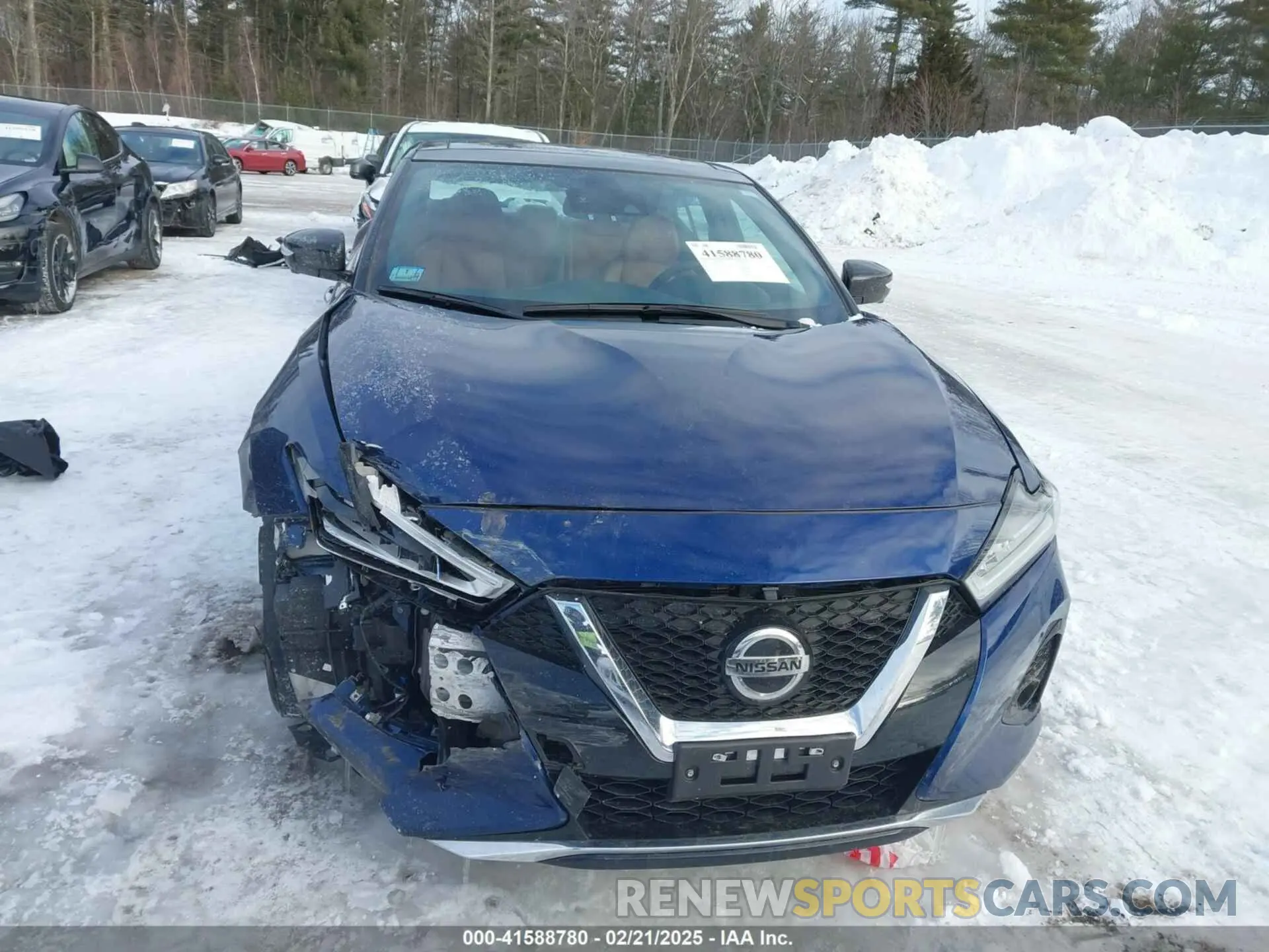 12 Photograph of a damaged car 1N4AA6FVXLC380903 NISSAN MAXIMA 2020