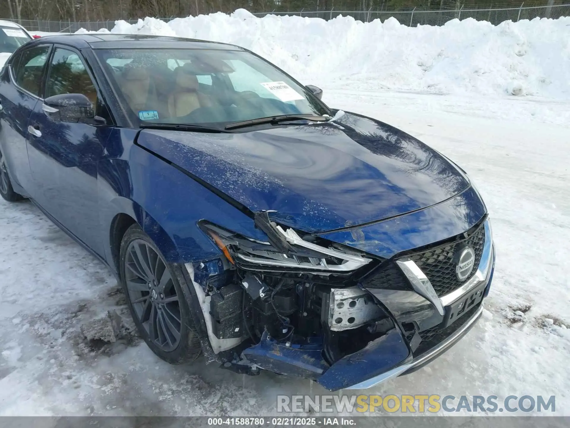6 Photograph of a damaged car 1N4AA6FVXLC380903 NISSAN MAXIMA 2020