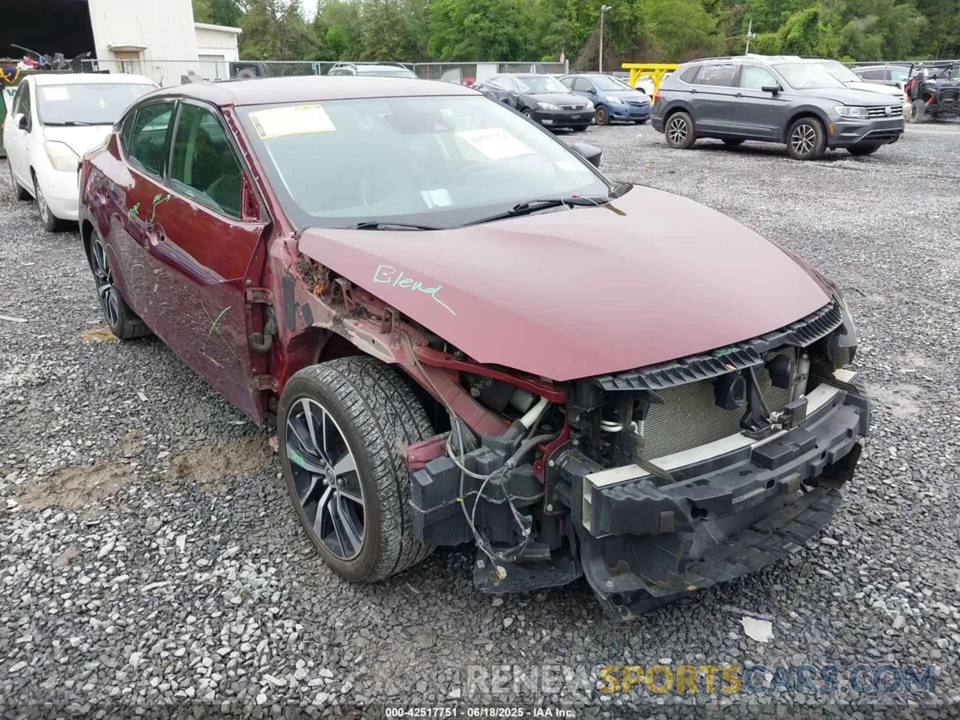 6 Photograph of a damaged car 1N4AA6CV4MC503844 NISSAN MAXIMA 2021