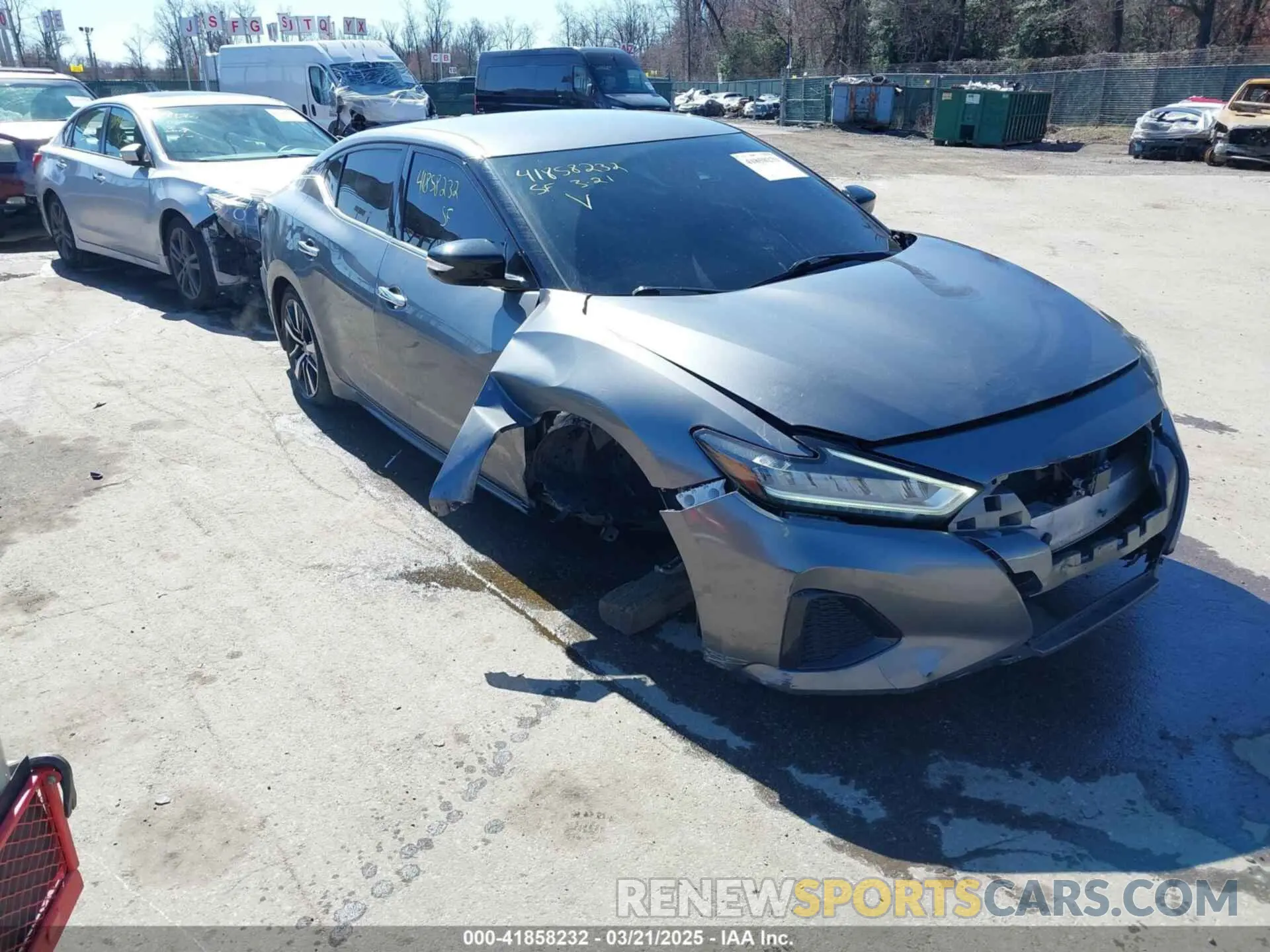 1 Фотография поврежденного автомобиля 1N4AA6CV4MC508977 NISSAN MAXIMA 2021