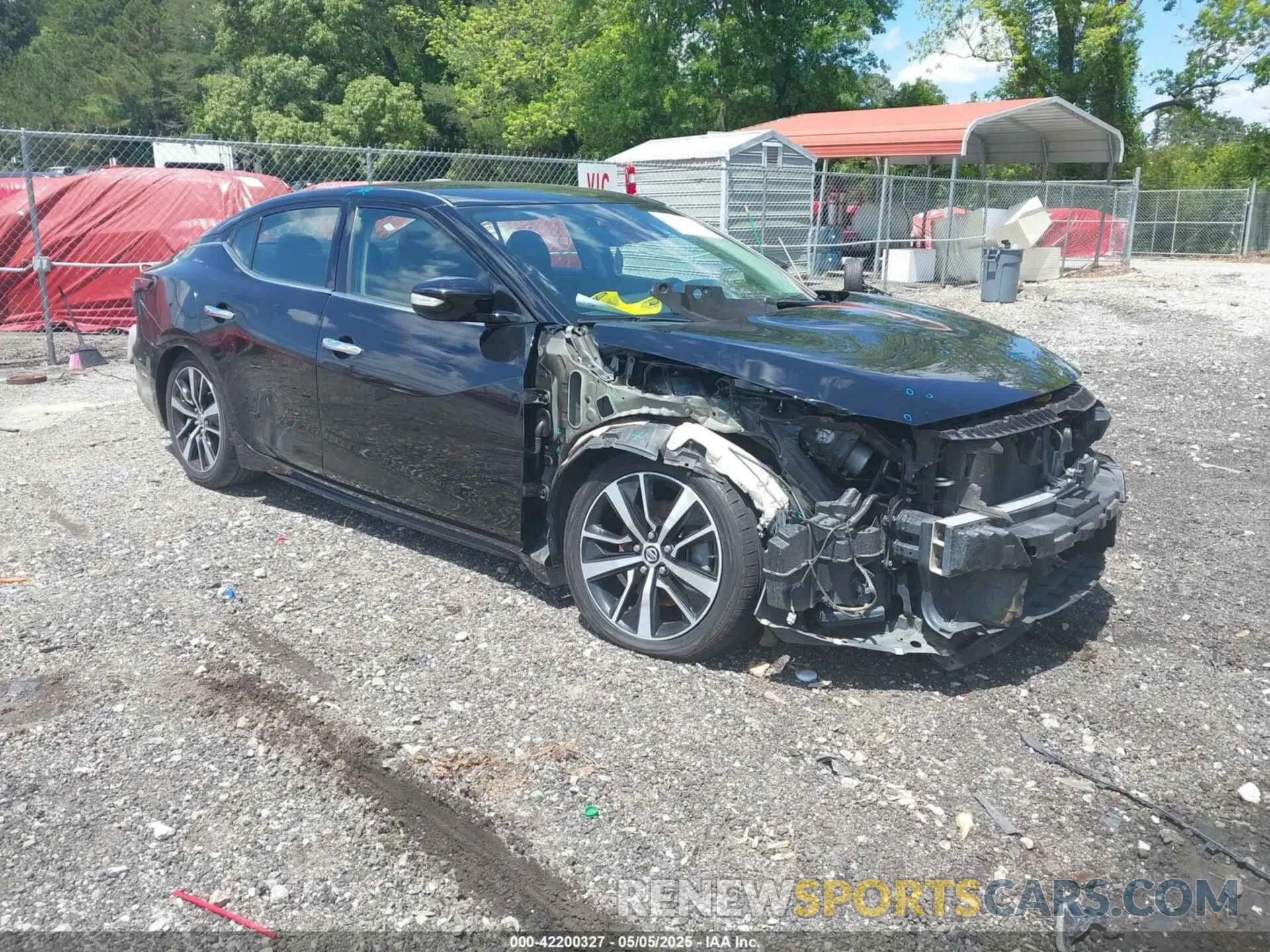 1 Photograph of a damaged car 1N4AA6CV5MC512231 NISSAN MAXIMA 2021