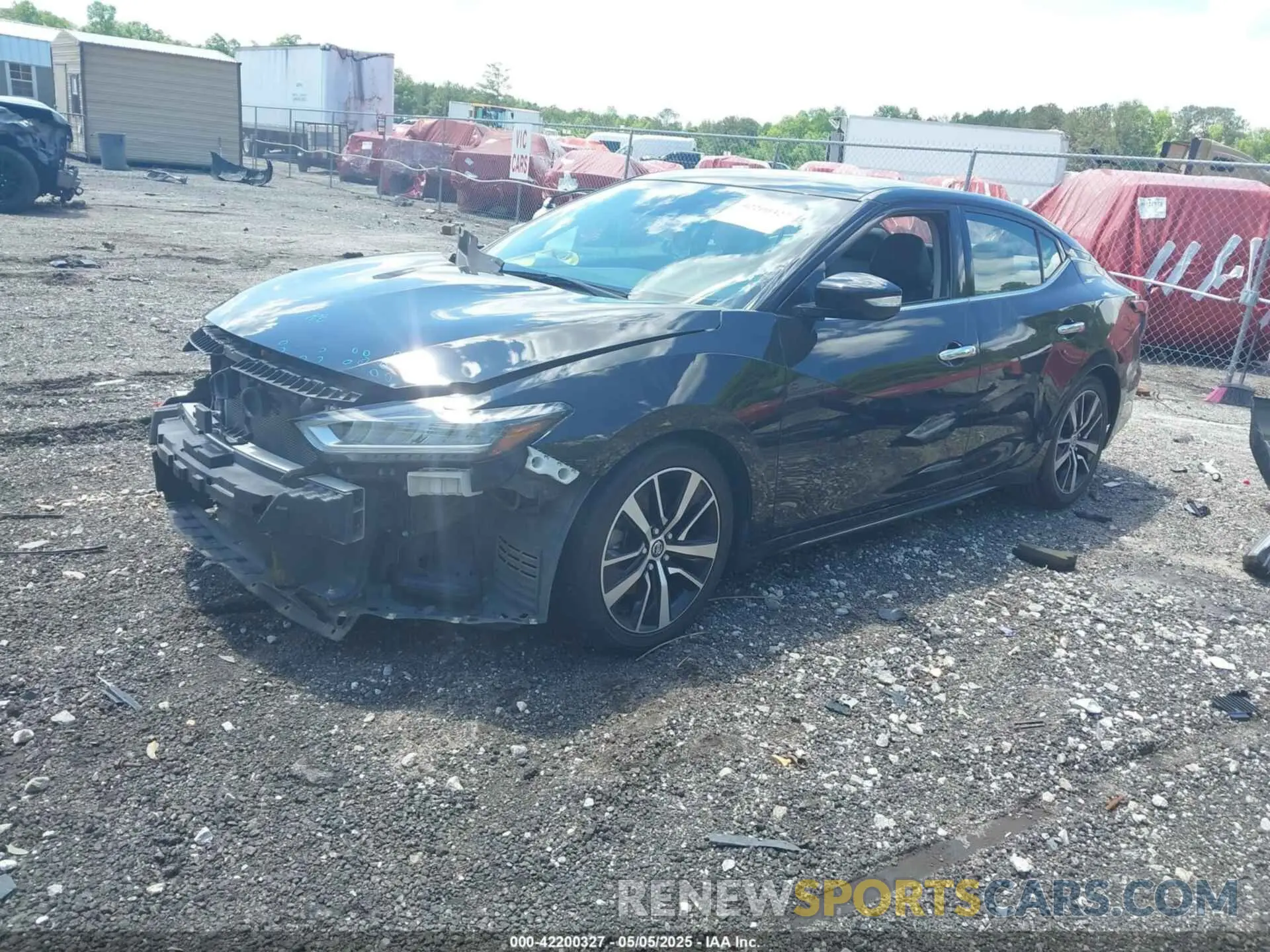 2 Photograph of a damaged car 1N4AA6CV5MC512231 NISSAN MAXIMA 2021
