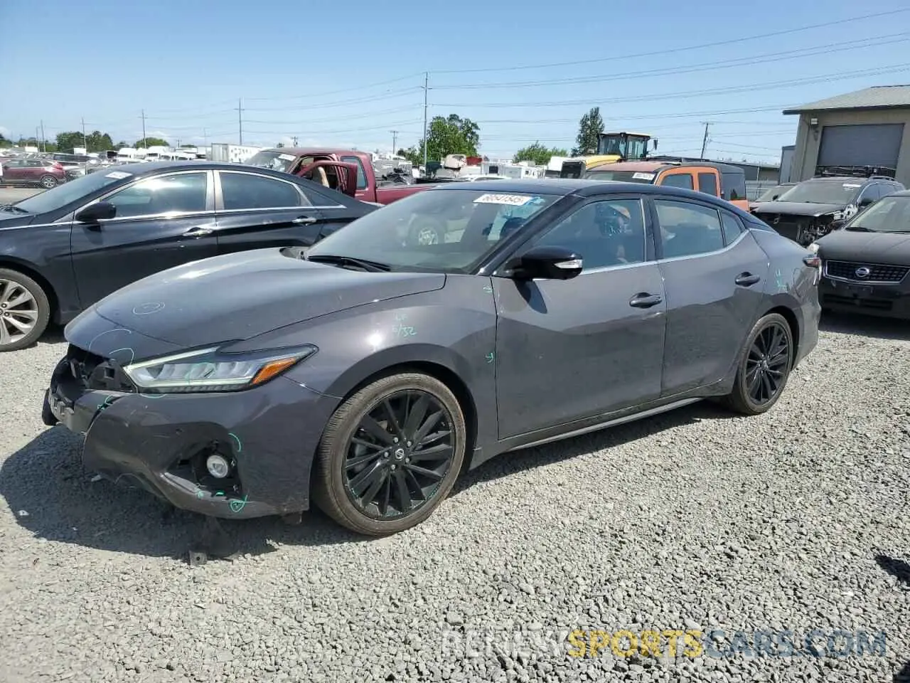 1 Photograph of a damaged car 1N4AA6FV2MC501540 NISSAN MAXIMA 2021