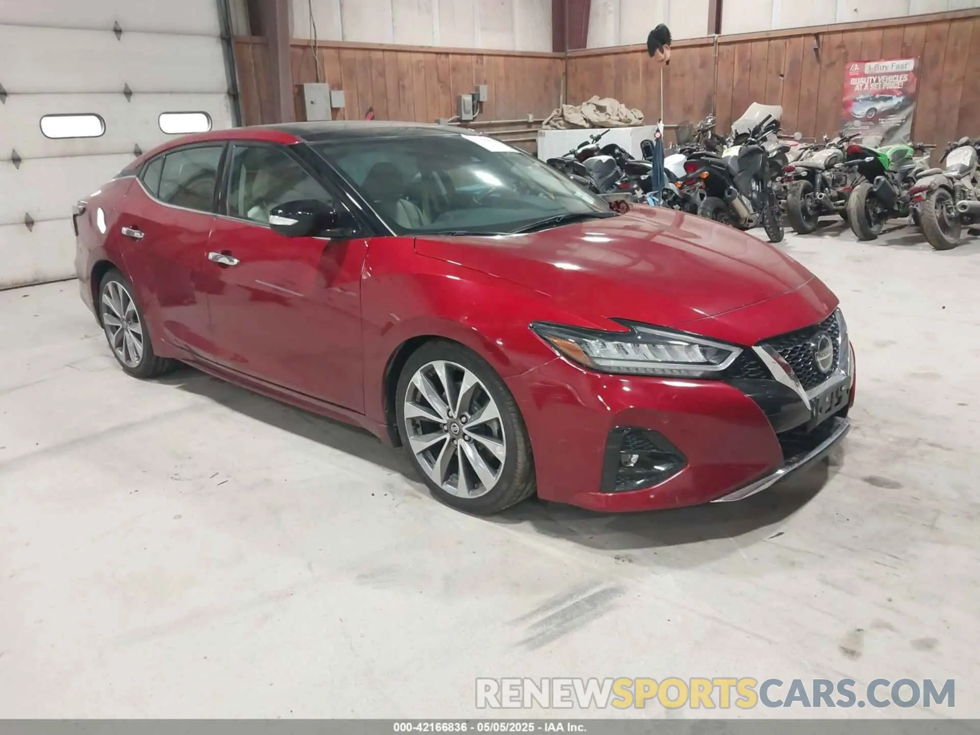 1 Photograph of a damaged car 1N4AA6FV0NC503501 NISSAN MAXIMA 2022