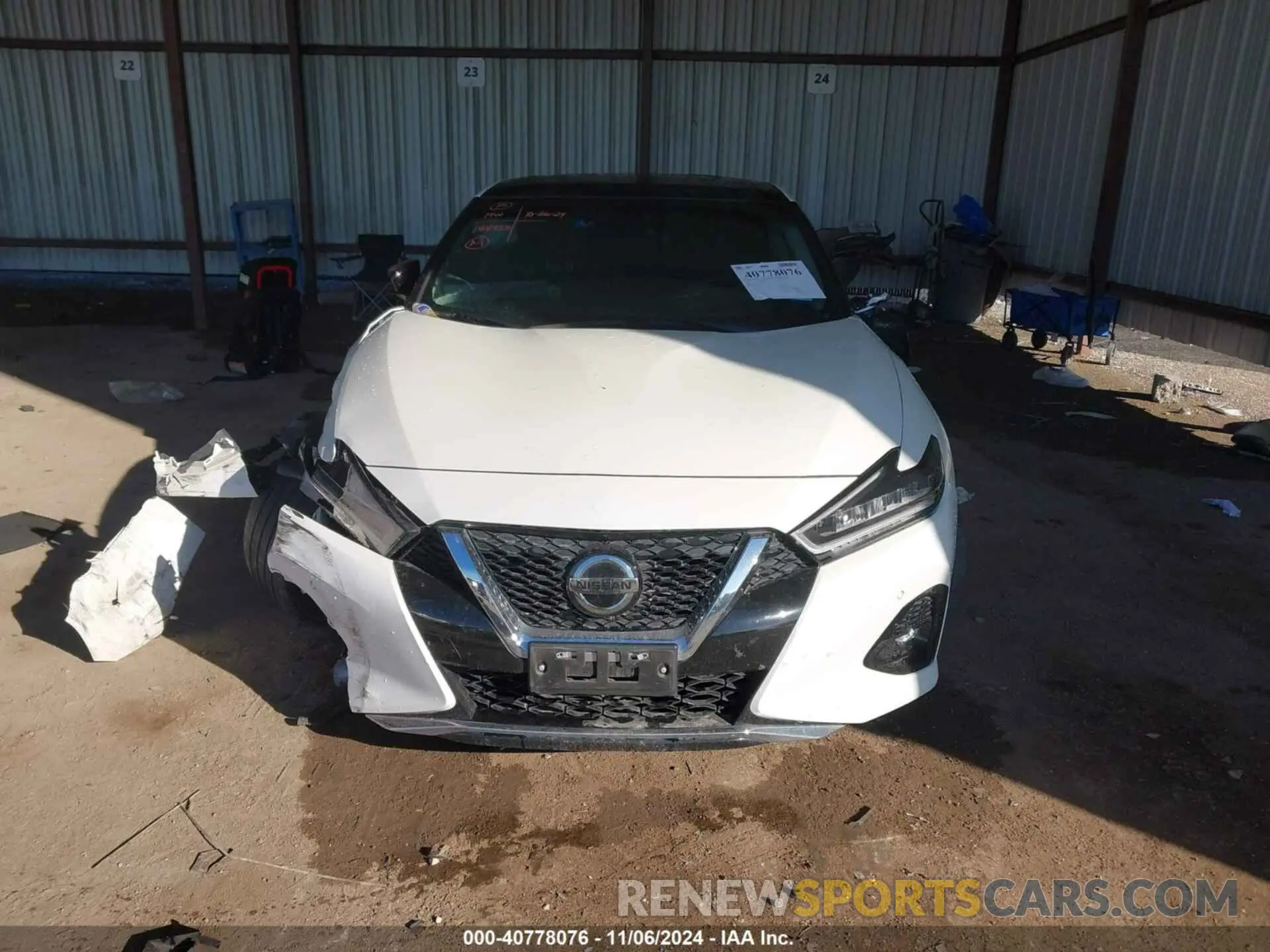 12 Photograph of a damaged car 1N4AA6FV8NC507215 NISSAN MAXIMA 2022