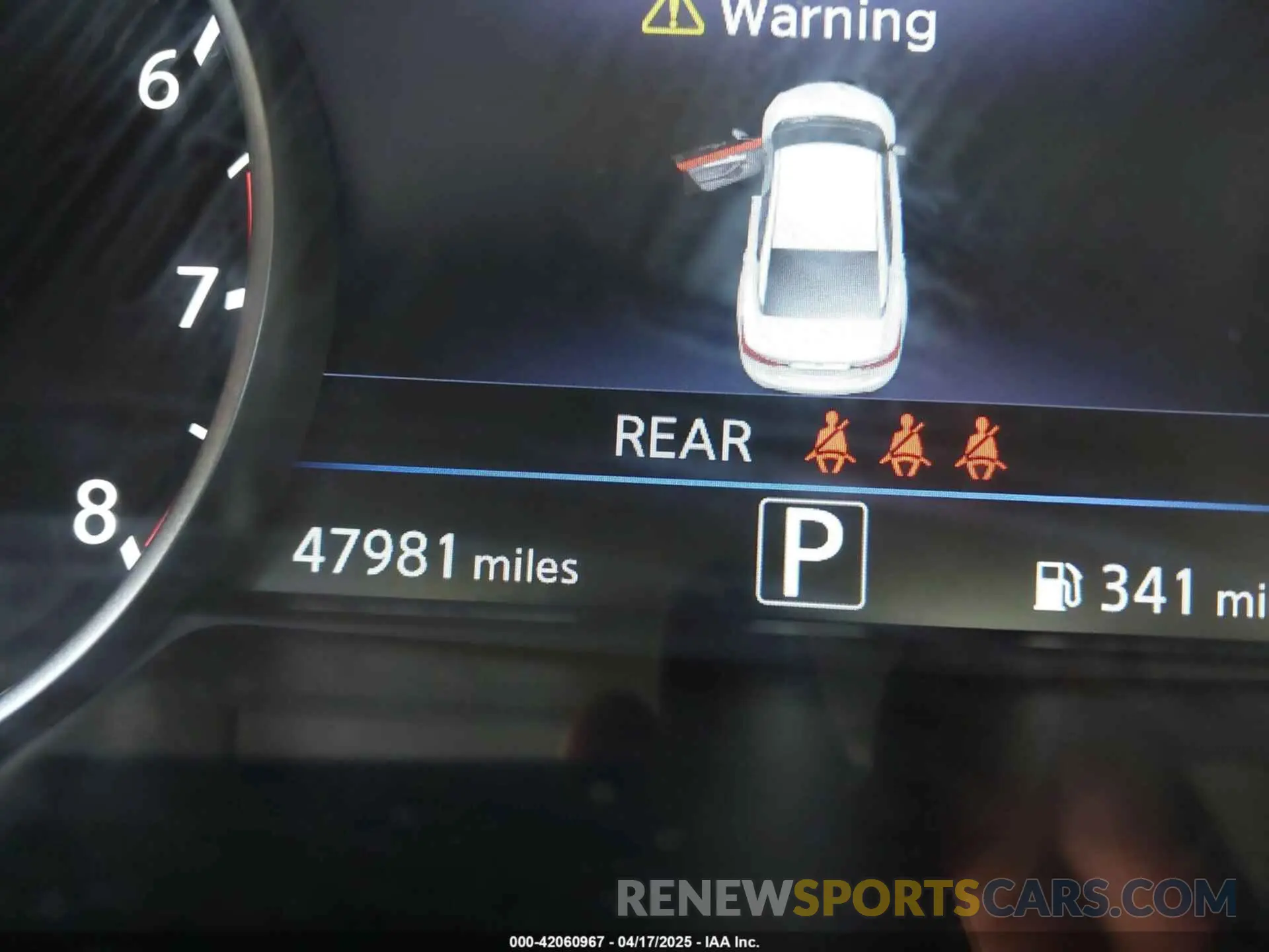16 Фотография поврежденного автомобиля 1N4AA6EV1PC507934 NISSAN MAXIMA 2023