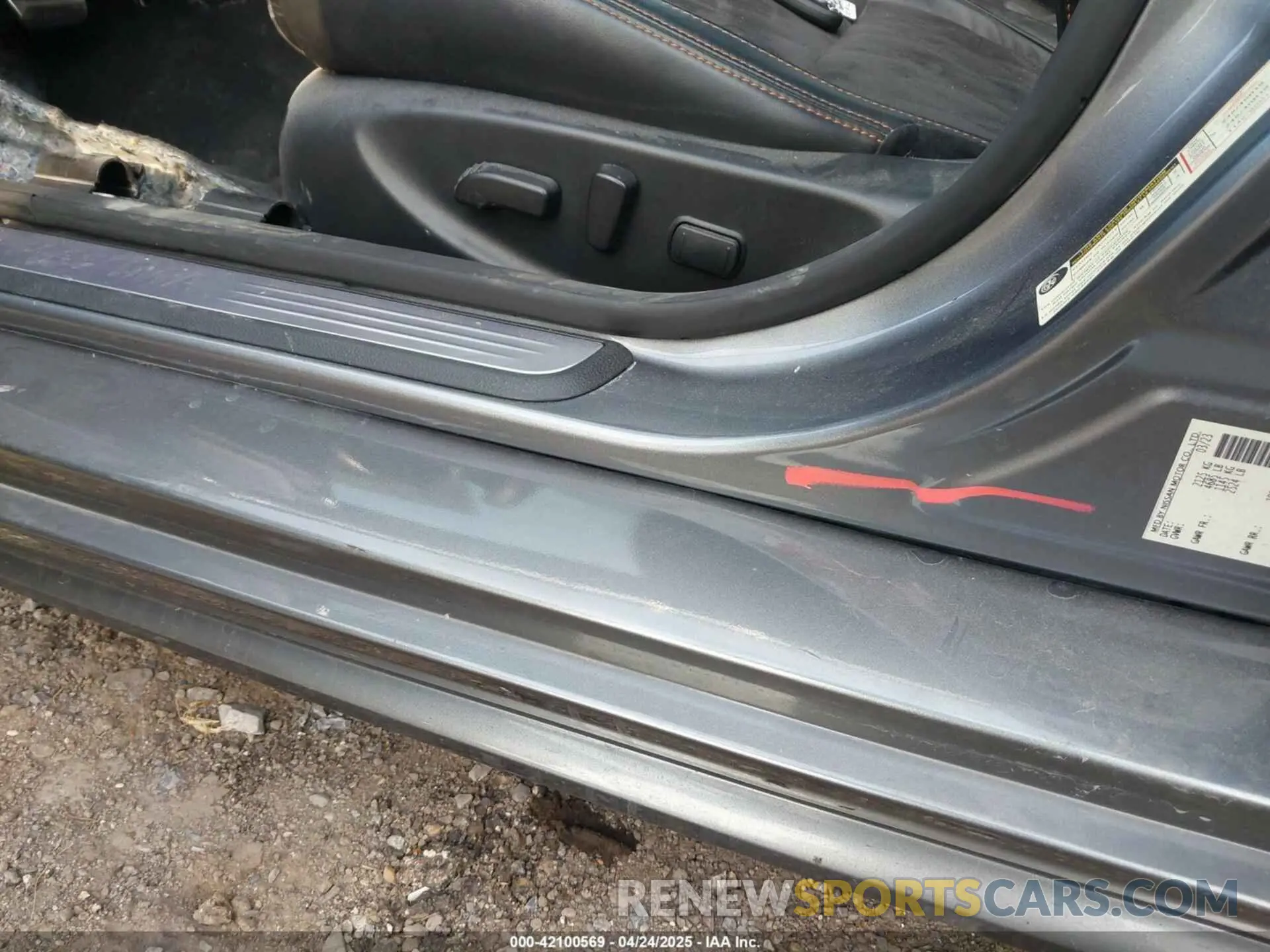 6 Фотография поврежденного автомобиля 1N4AA6EVXPC508029 NISSAN MAXIMA 2023
