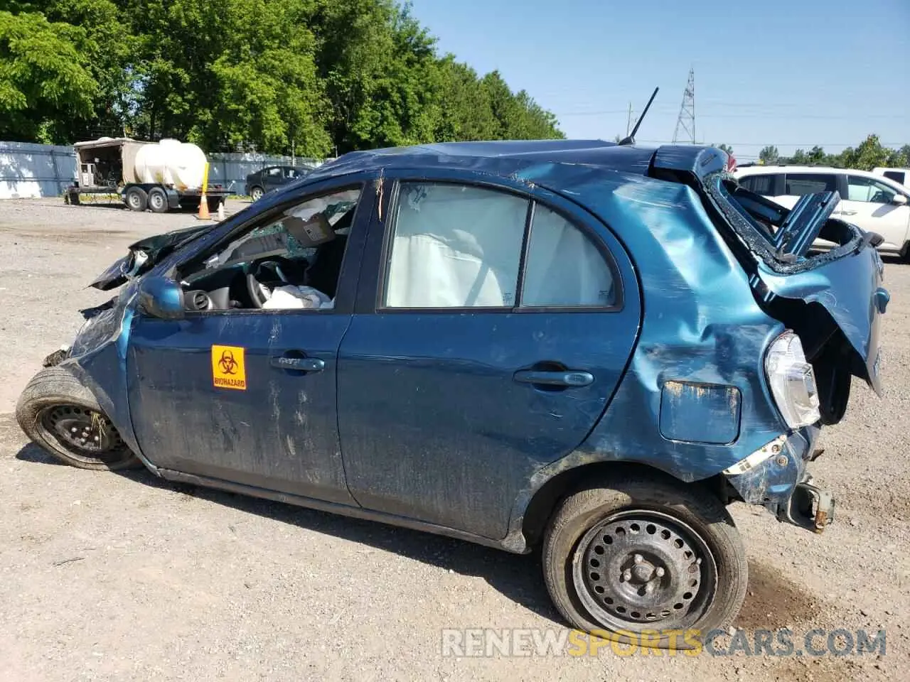 2 Photograph of a damaged car 3N1CK3CP3KL236250 NISSAN MICRA 2019