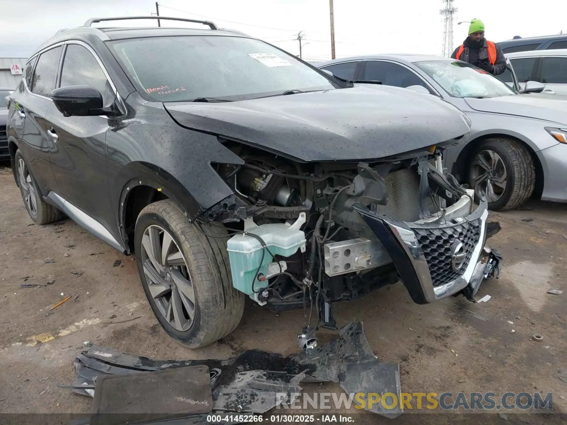 1 Фотография поврежденного автомобиля 5N1AZ2MJ1KN131884 NISSAN MURANO 2019