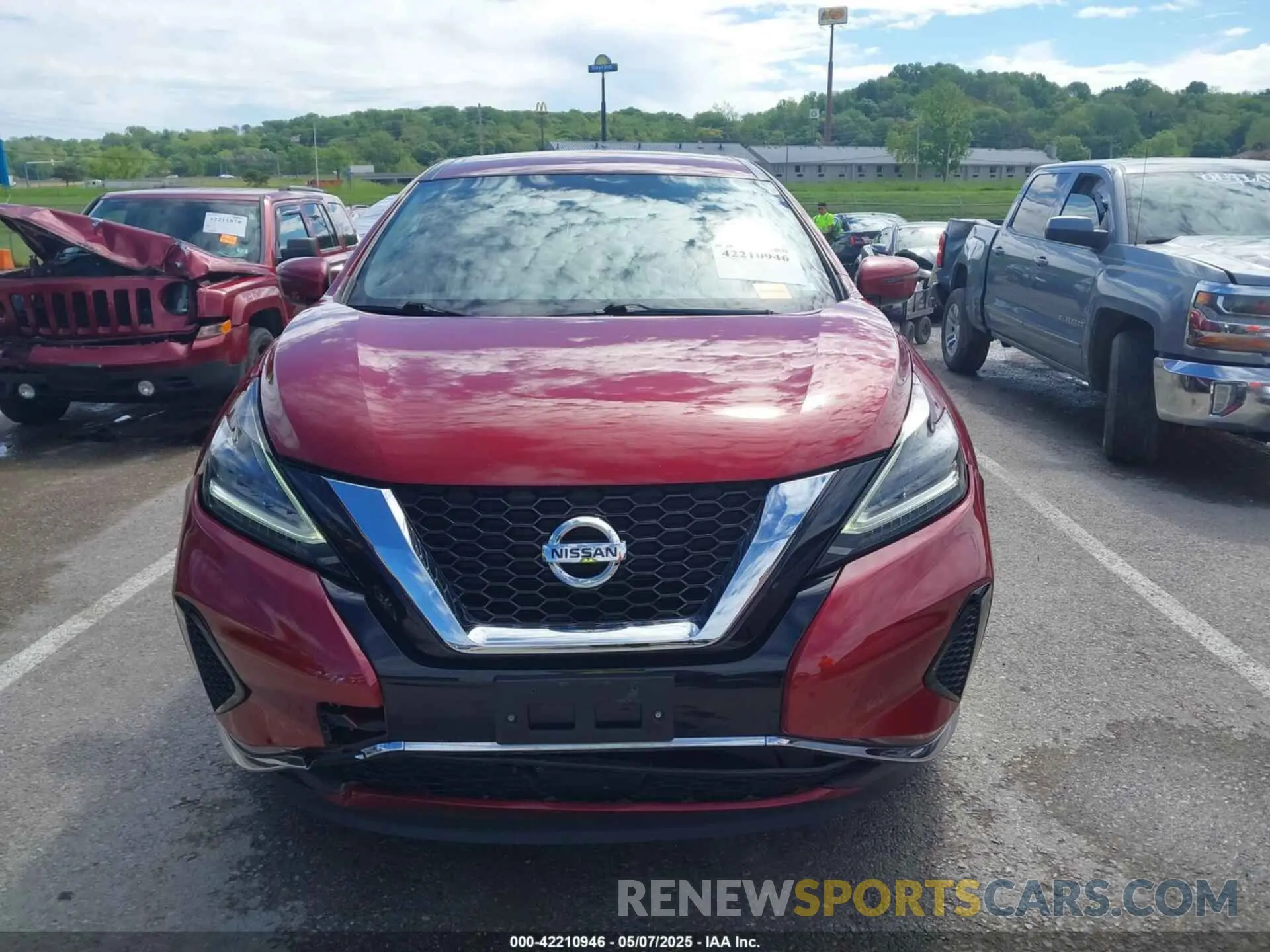12 Photograph of a damaged car 5N1AZ2MJ1KN146935 NISSAN MURANO 2019