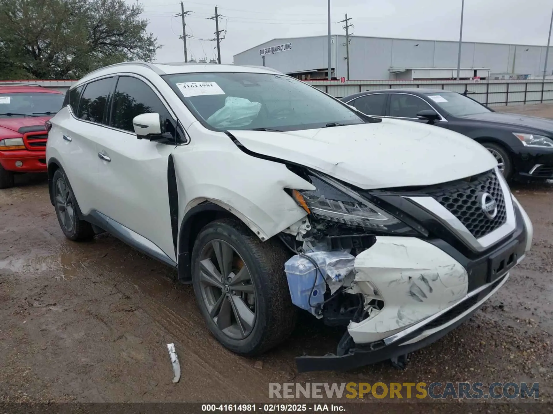 1 Photograph of a damaged car 5N1AZ2MJ3KN145091 NISSAN MURANO 2019