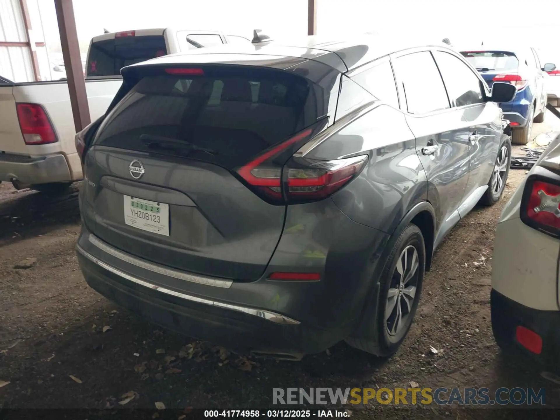 4 Фотография поврежденного автомобиля 5N1AZ2MJ5KN163608 NISSAN MURANO 2019
