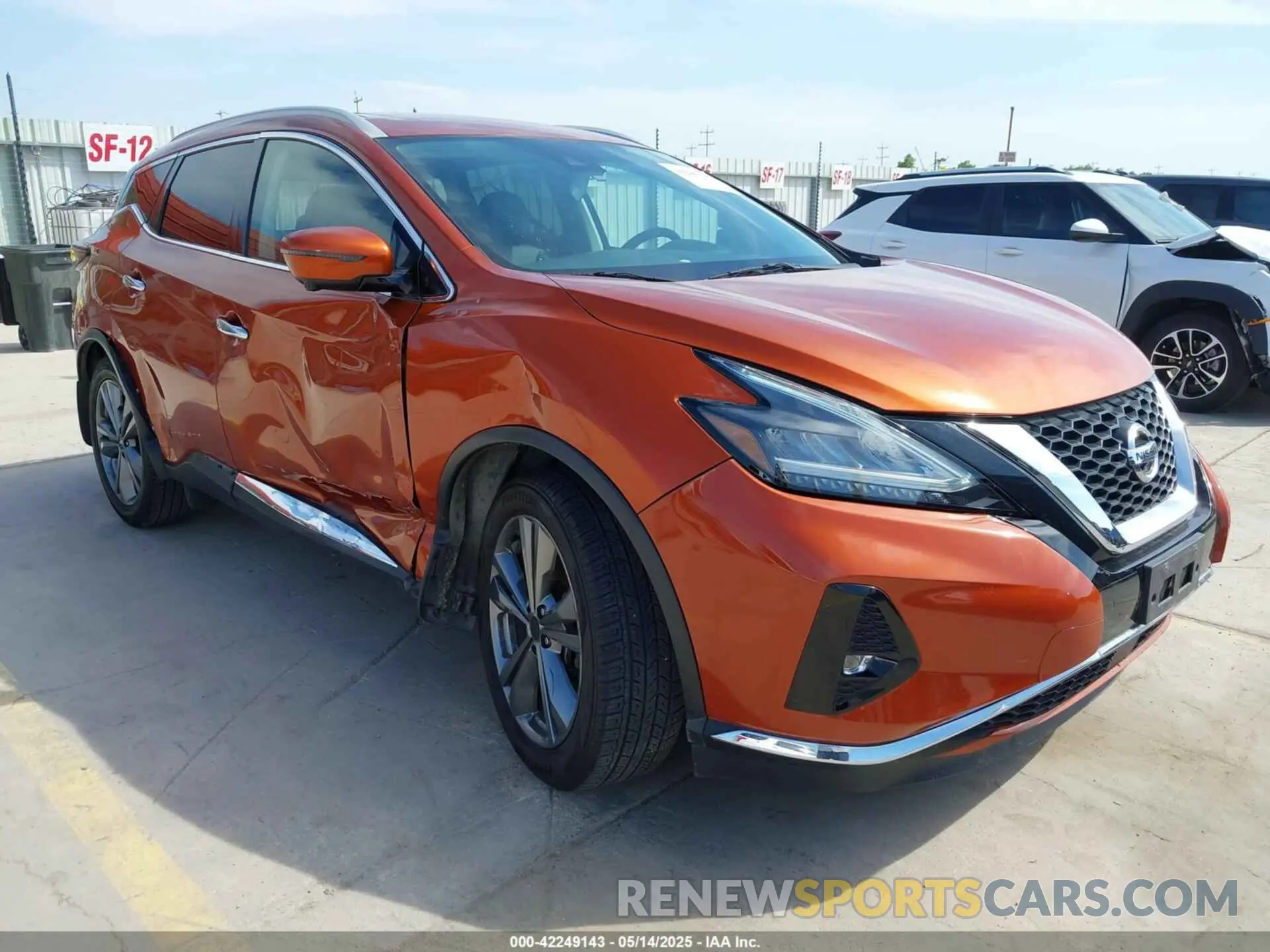 1 Фотография поврежденного автомобиля 5N1AZ2MJ8KN149749 NISSAN MURANO 2019