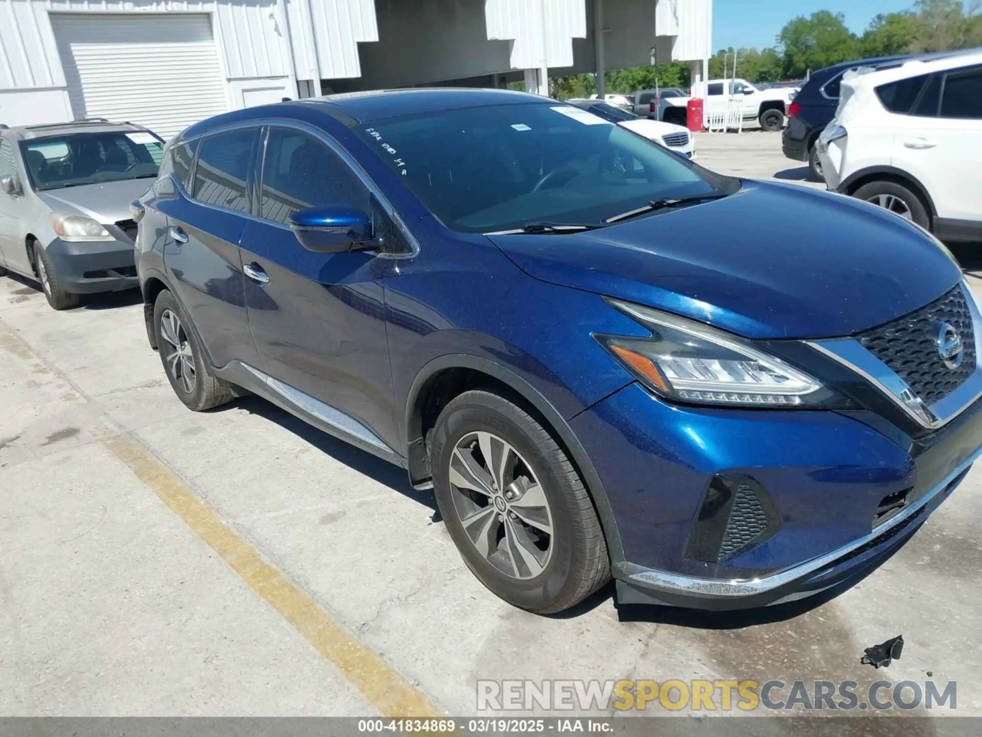 1 Photograph of a damaged car 5N1AZ2MJXKN125131 NISSAN MURANO 2019