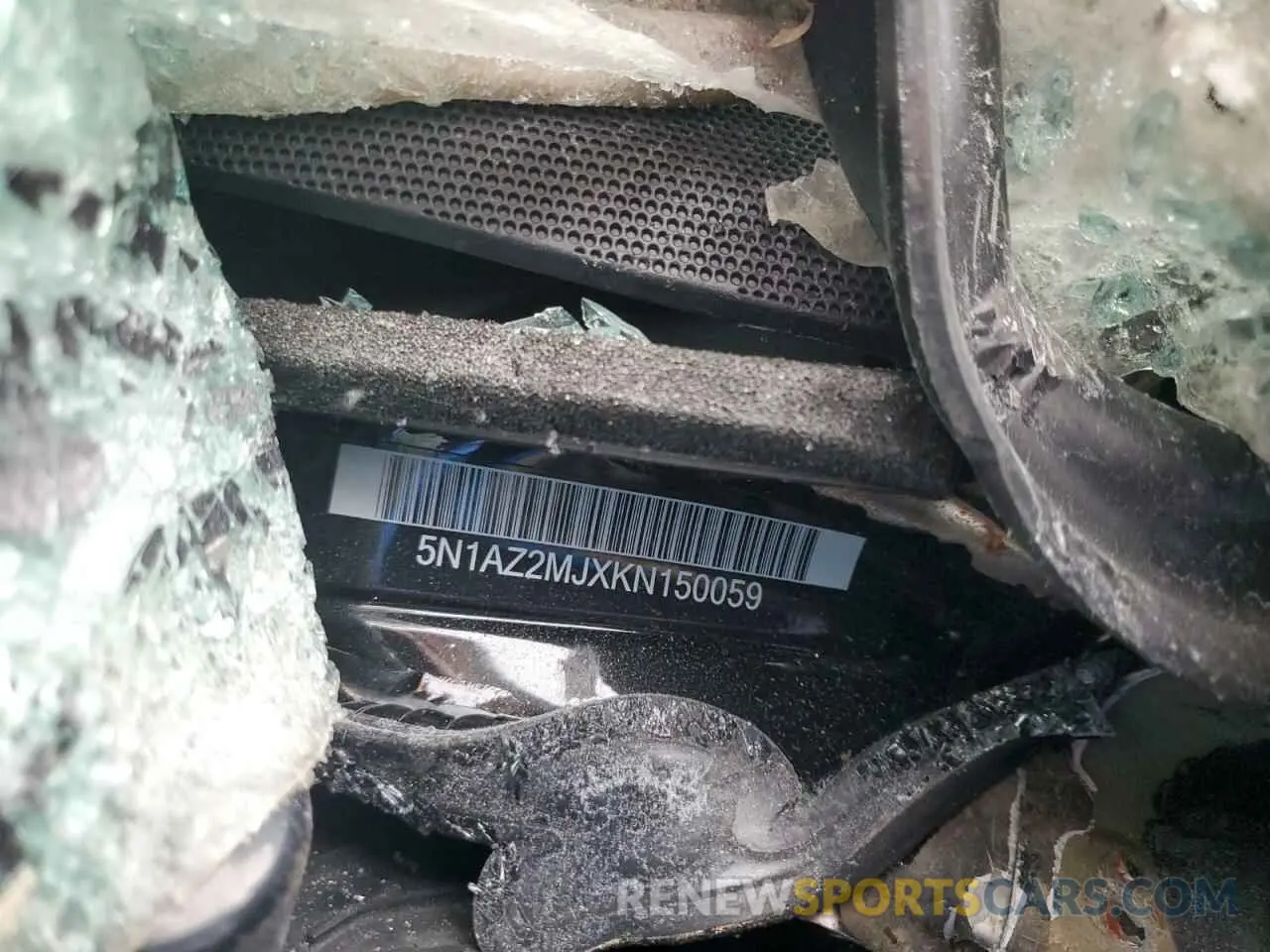 12 Фотография поврежденного автомобиля 5N1AZ2MJXKN150059 NISSAN MURANO 2019