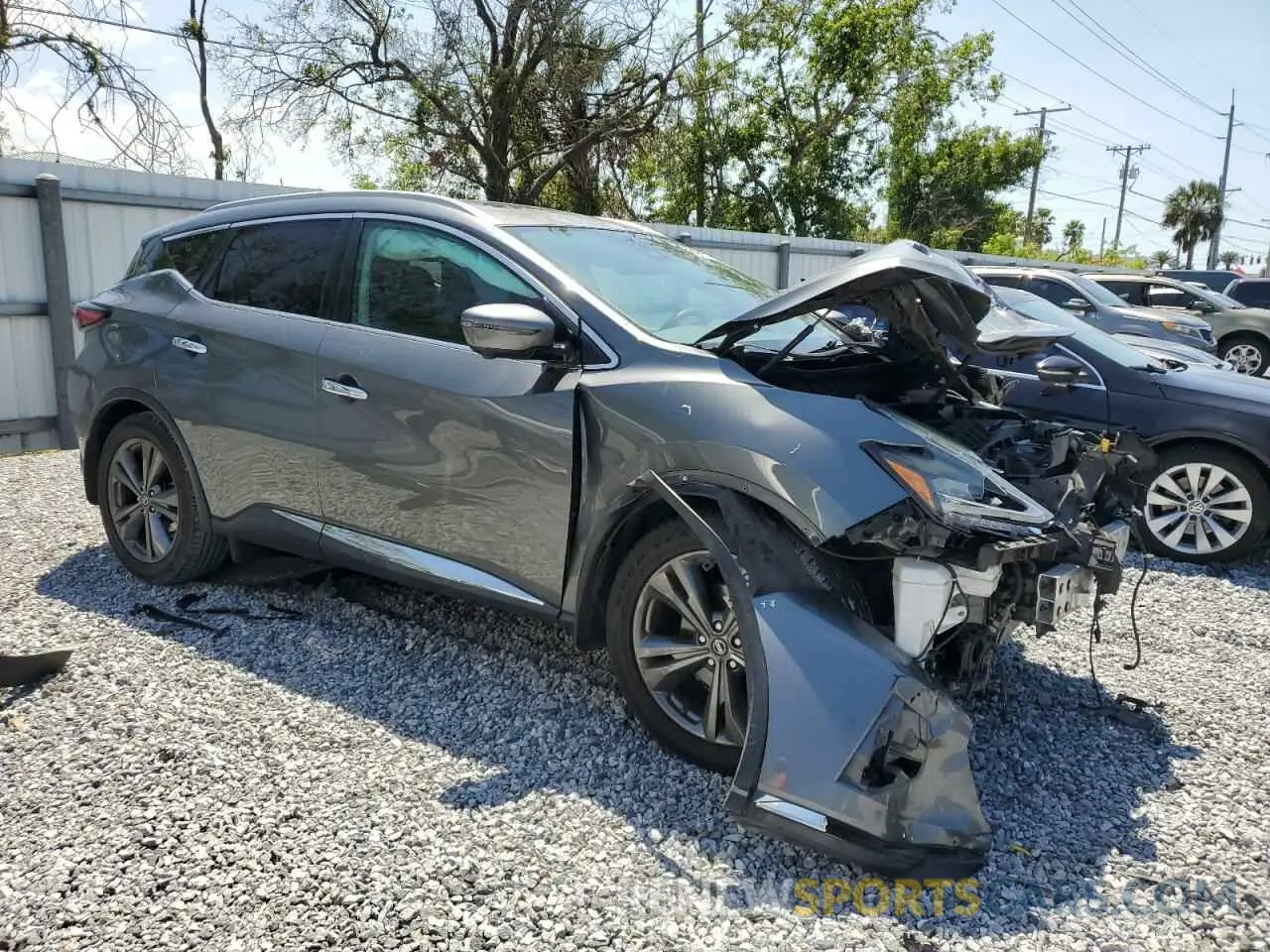 4 Фотография поврежденного автомобиля 5N1AZ2MS5KN128219 NISSAN MURANO 2019