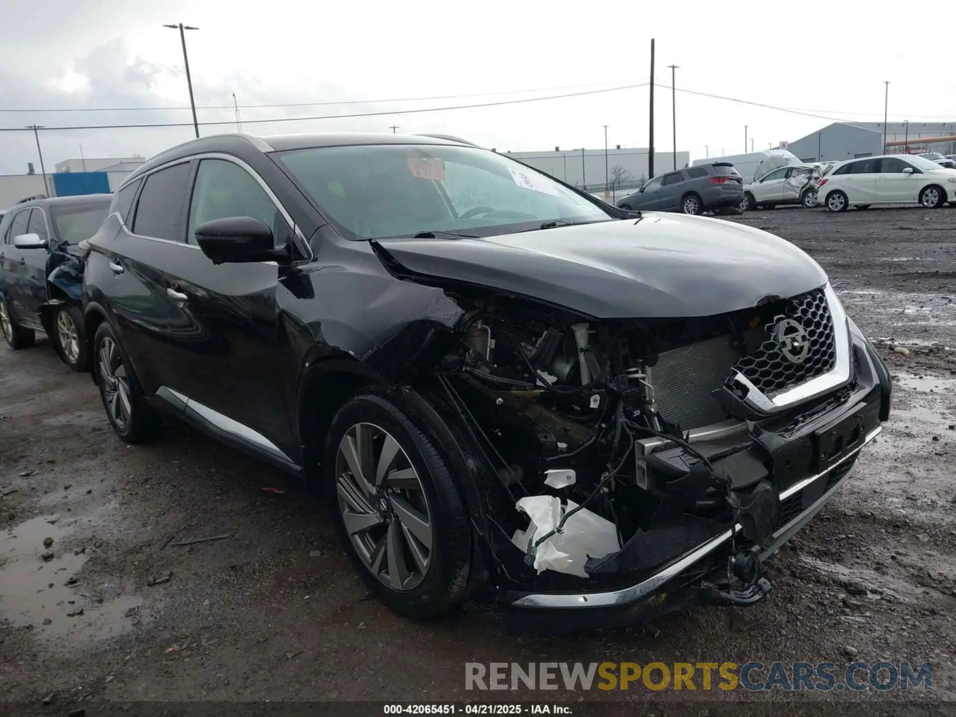 1 Фотография поврежденного автомобиля 5N1AZ2MS5KN142508 NISSAN MURANO 2019