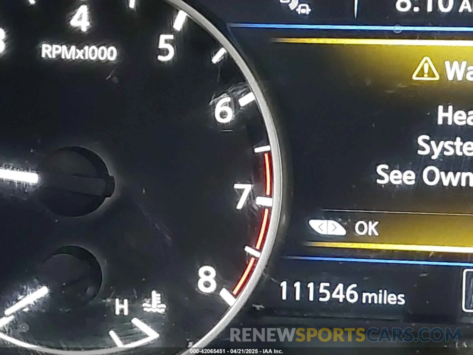 7 Фотография поврежденного автомобиля 5N1AZ2MS5KN142508 NISSAN MURANO 2019