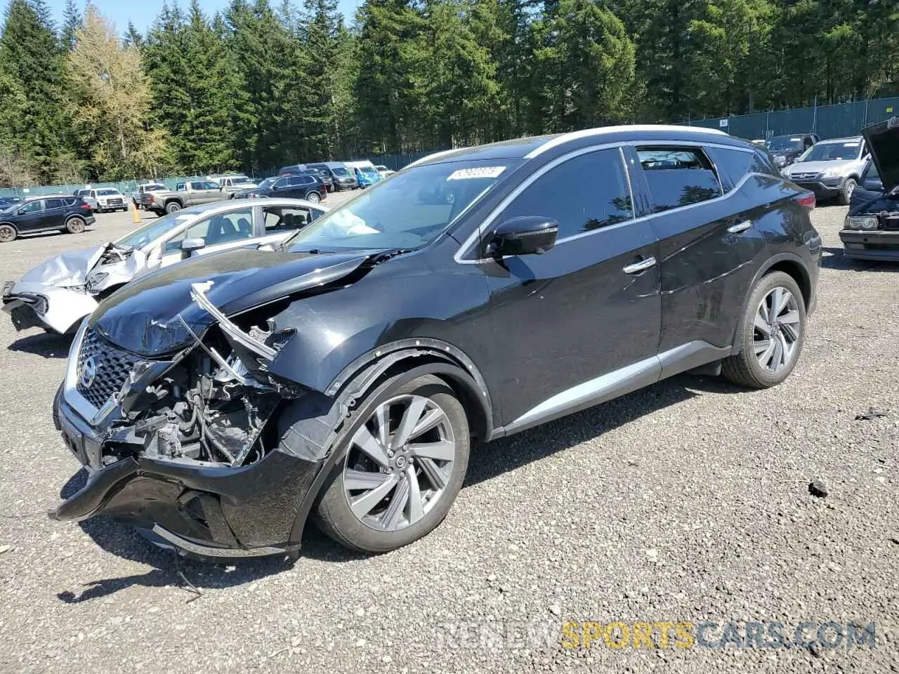 1 Фотография поврежденного автомобиля 5N1AZ2MS5KN147272 NISSAN MURANO 2019