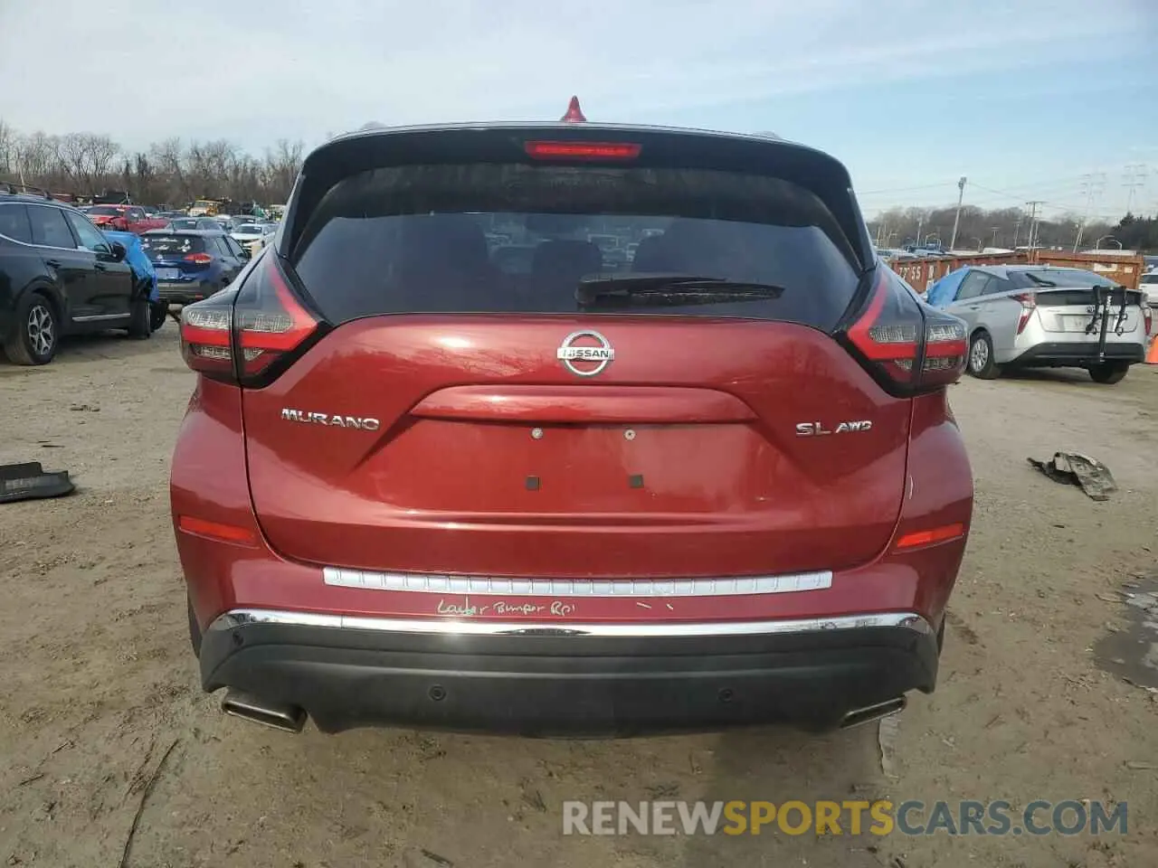 6 Photograph of a damaged car 5N1AZ2MS6KN116807 NISSAN MURANO 2019