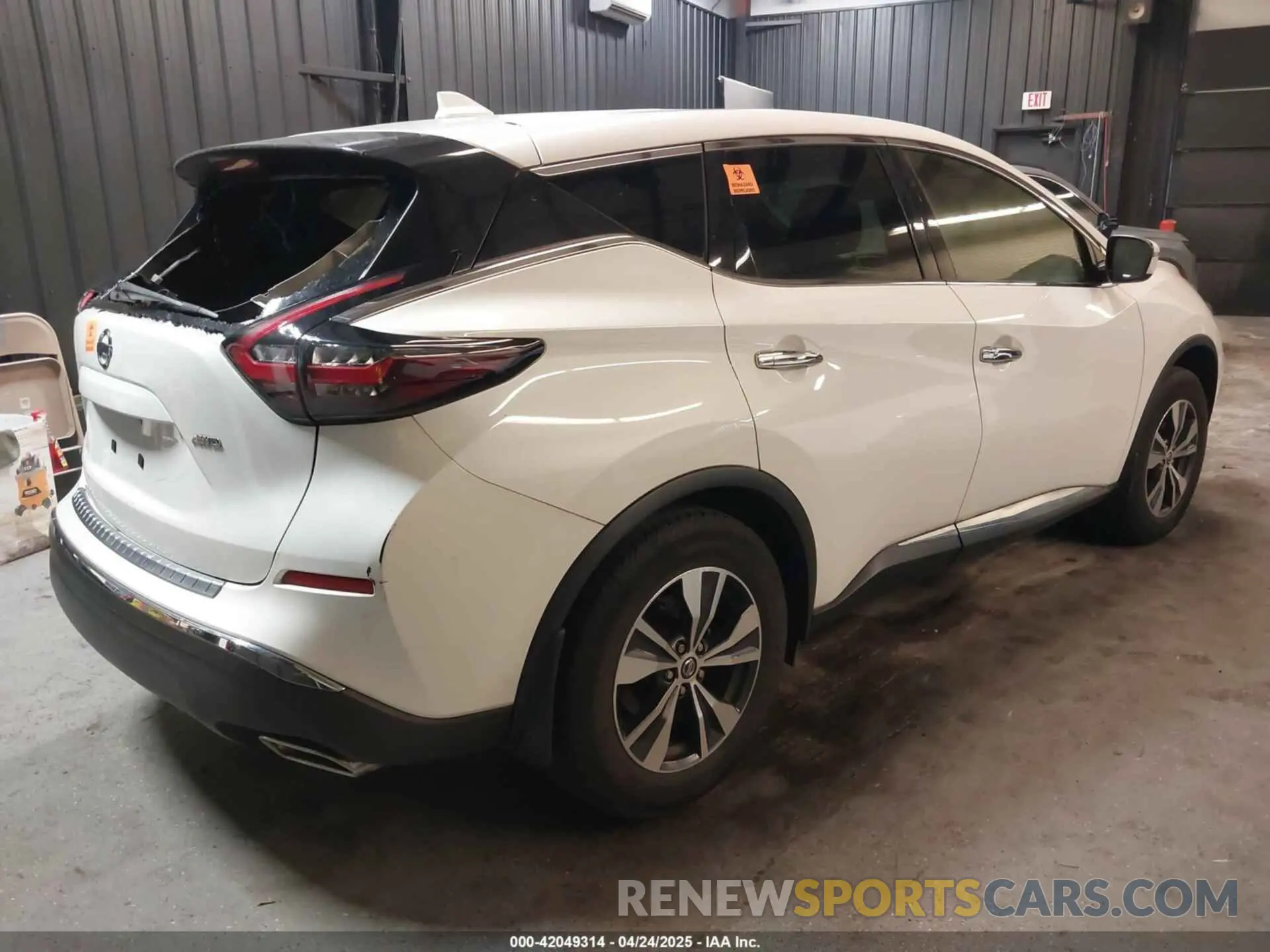 4 Фотография поврежденного автомобиля 5N1AZ2MS6KN166901 NISSAN MURANO 2019